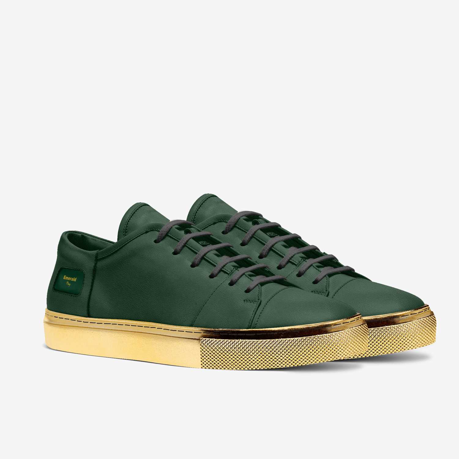 Gems custom made in Italy shoes by Gregory Amos | Double view