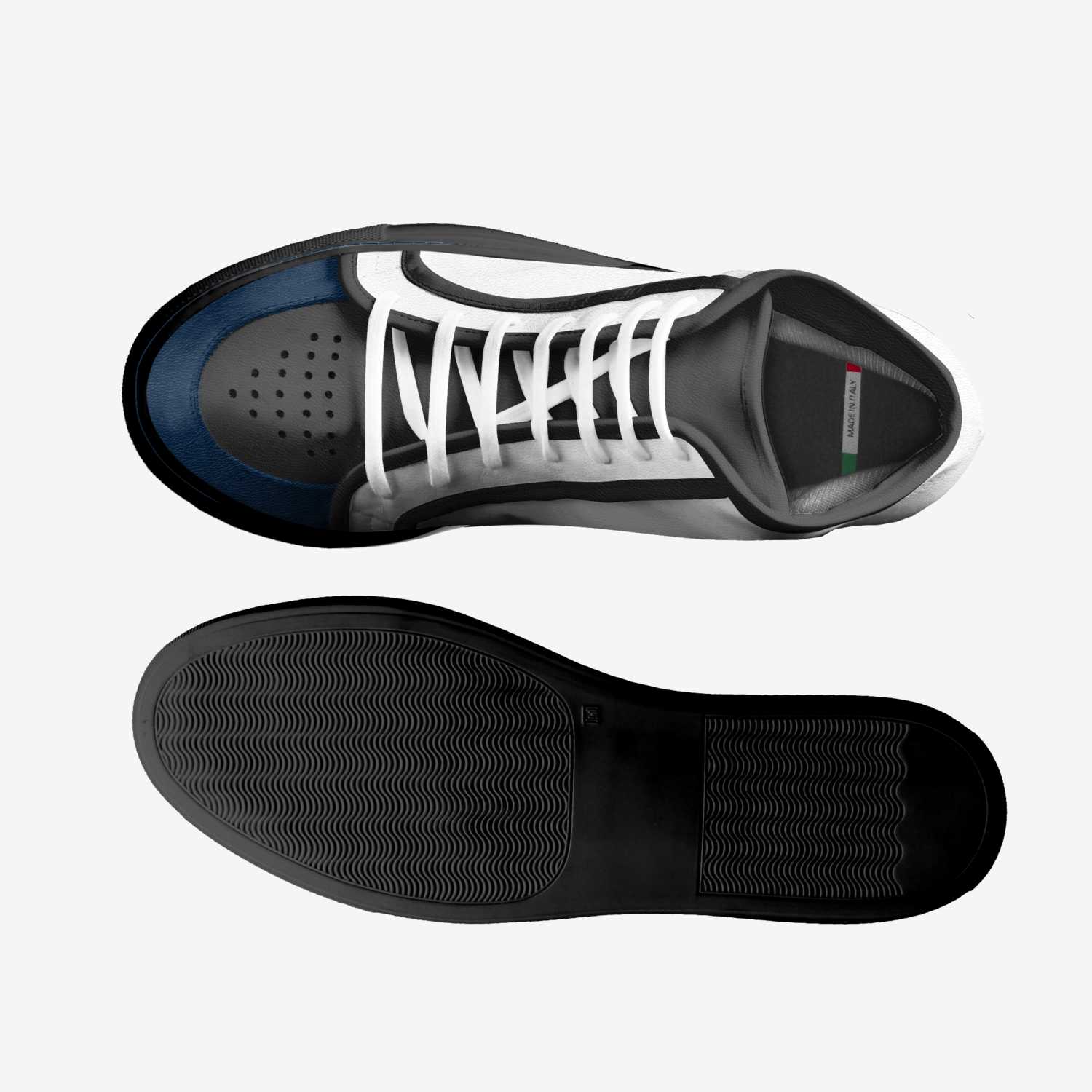 Boomsquadprodz custom made in Italy shoes by Terence Channer | Top view
