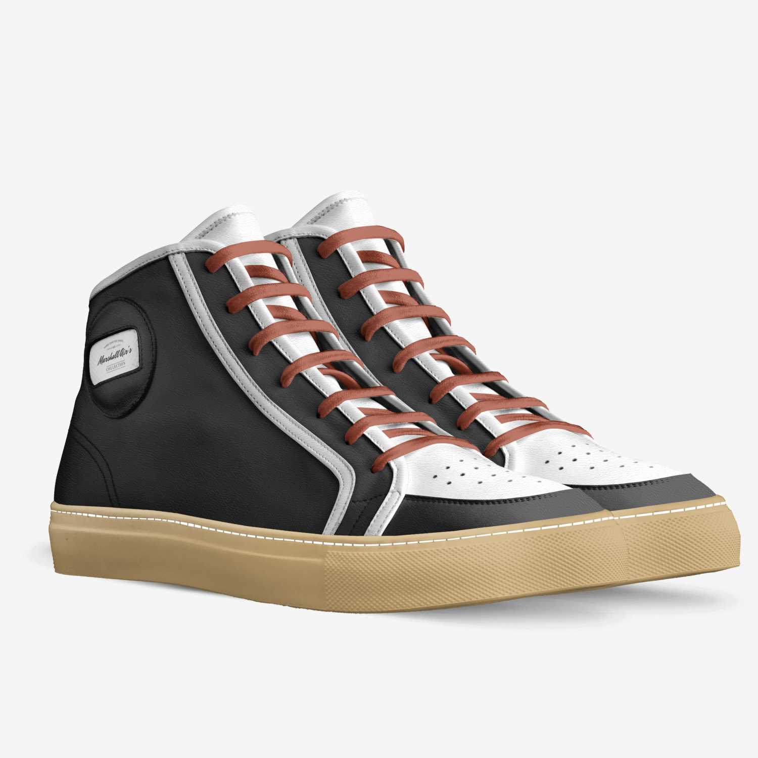 Marshall Air's custom made in Italy shoes by Alonzo Dewayne Marshall | Double view