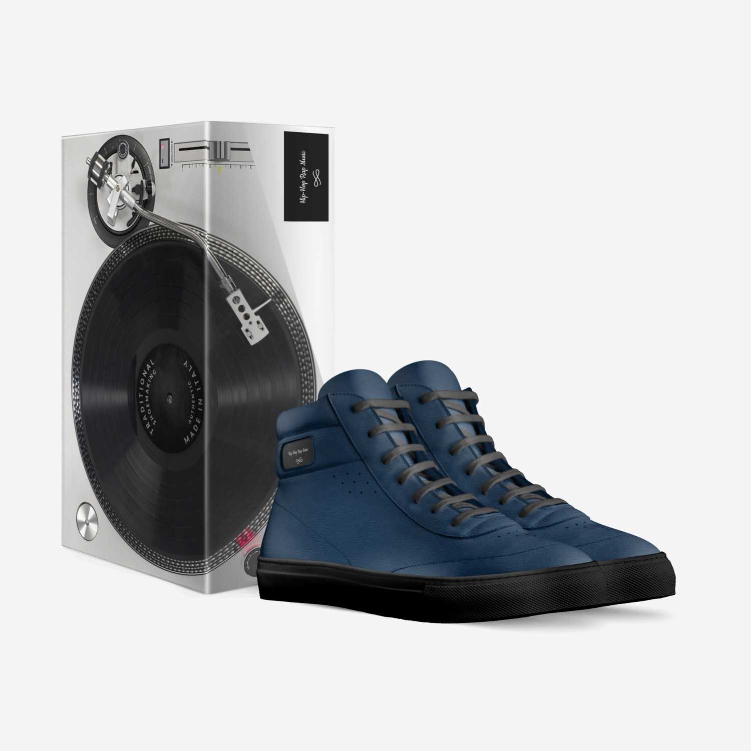 Hip-Hop Rap Music custom made in Italy shoes by Kedrick Burke | Box view