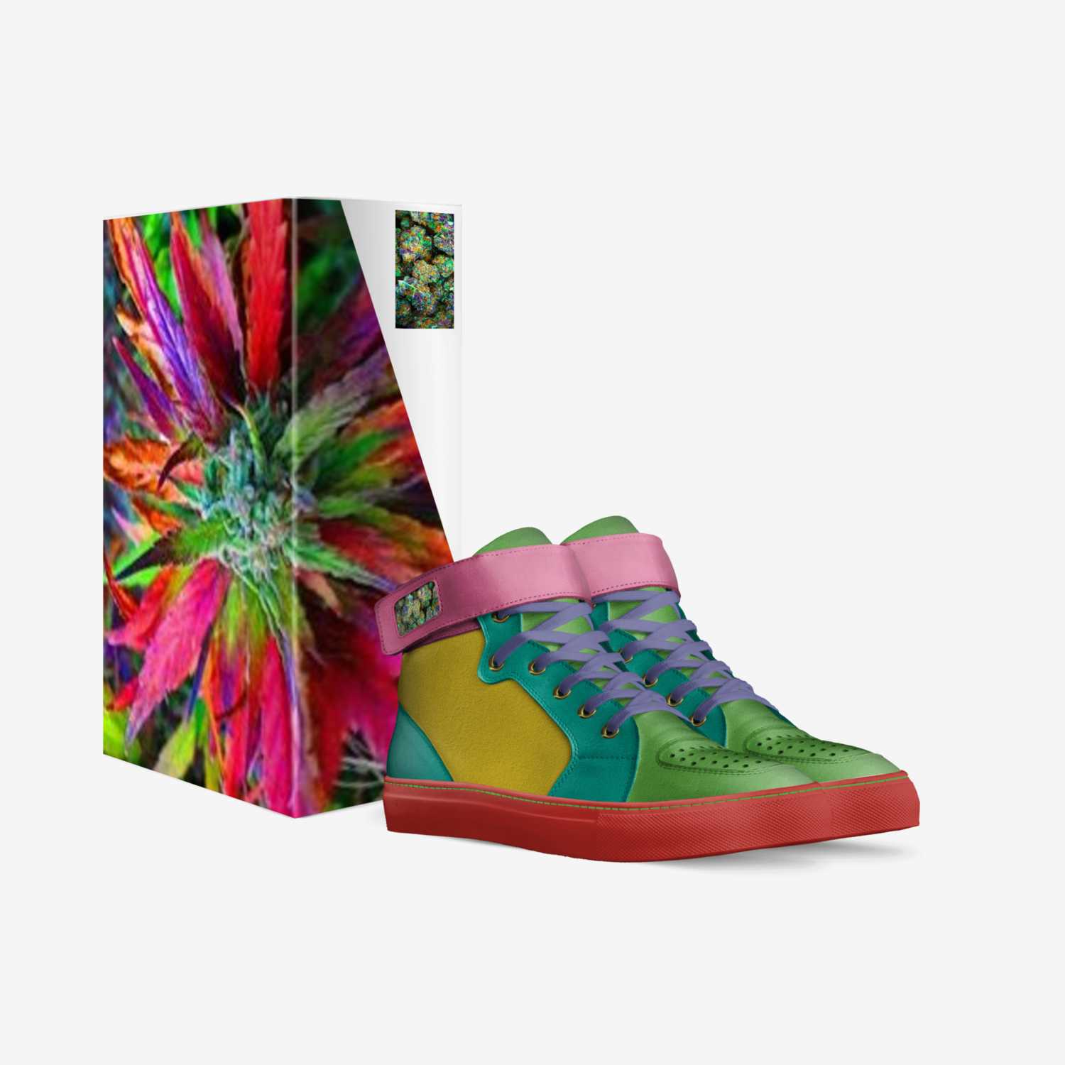 Canna-Juana Gear custom made in Italy shoes by Franswa Andre | Box view