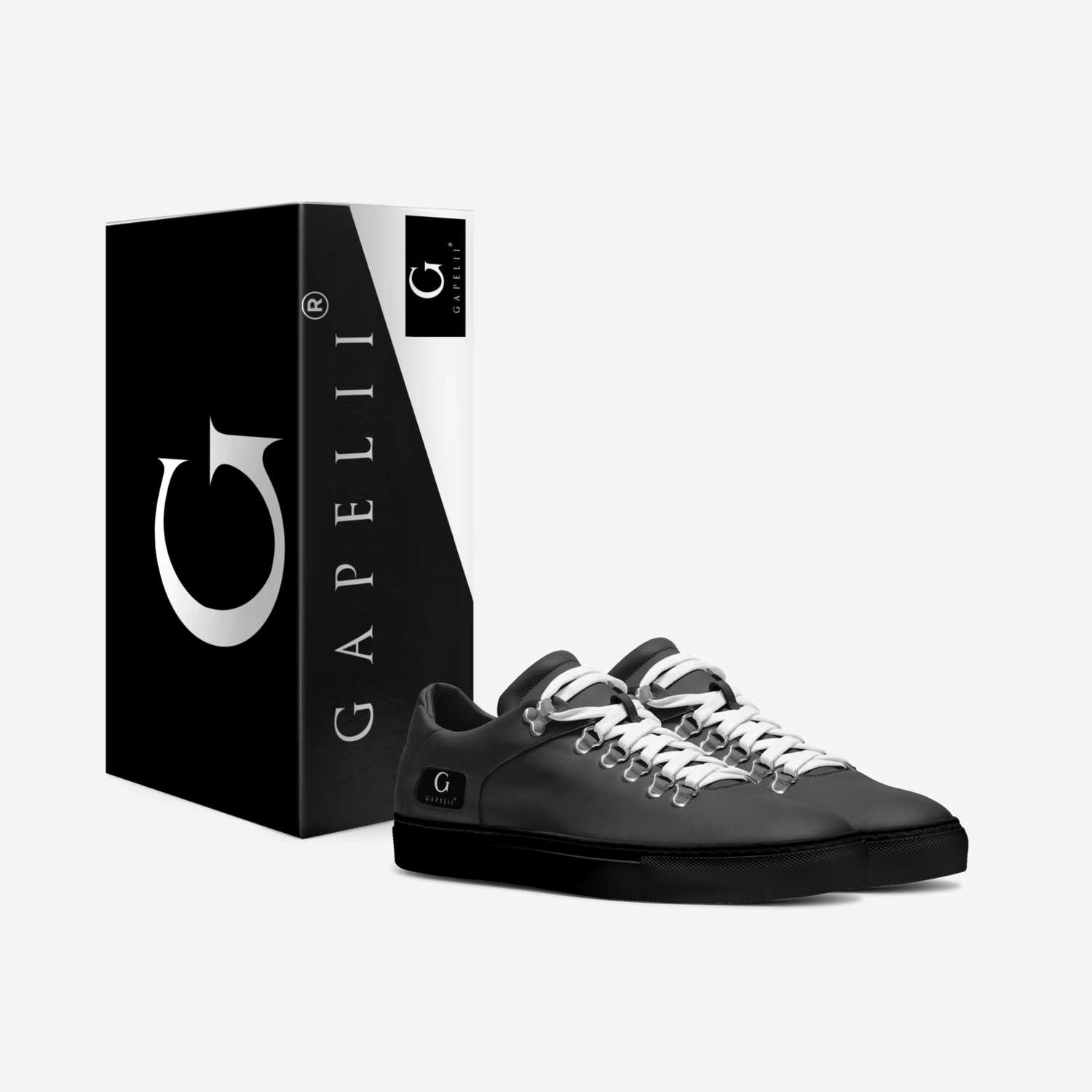 Gapelii G2 BLK custom made in Italy shoes by Toja Hodge | Box view