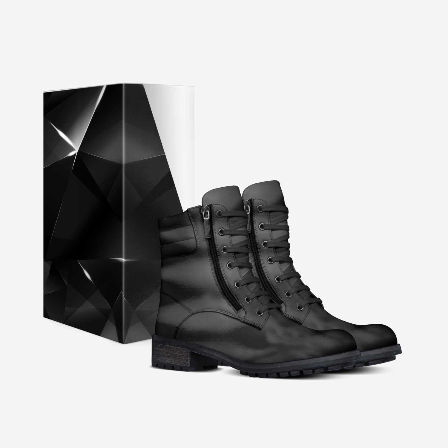 HE MILITARY BOOT custom made in Italy shoes by Bj Min | Box view