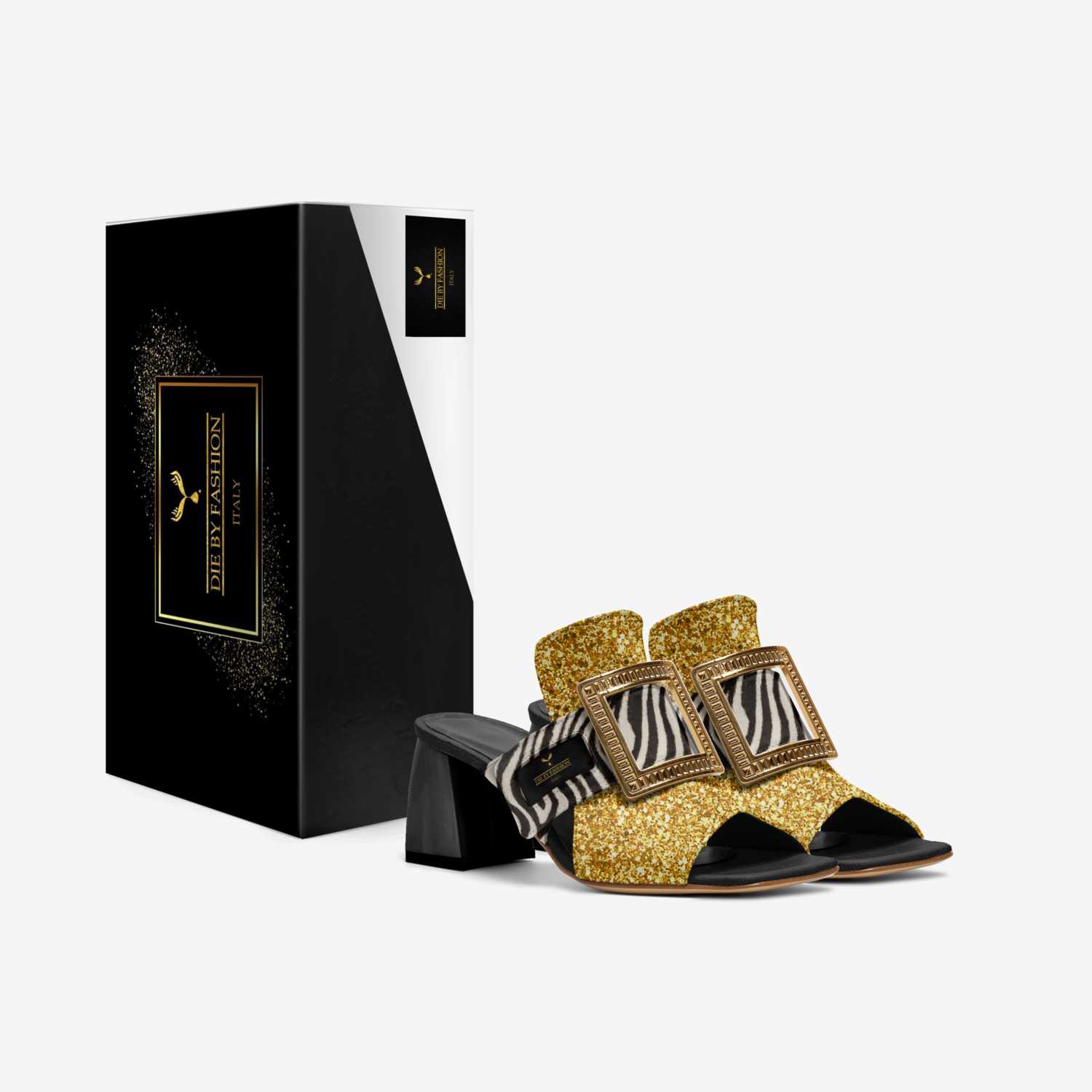 The Ex Factor custom made in Italy shoes by Rasheeda Socolove | Box view
