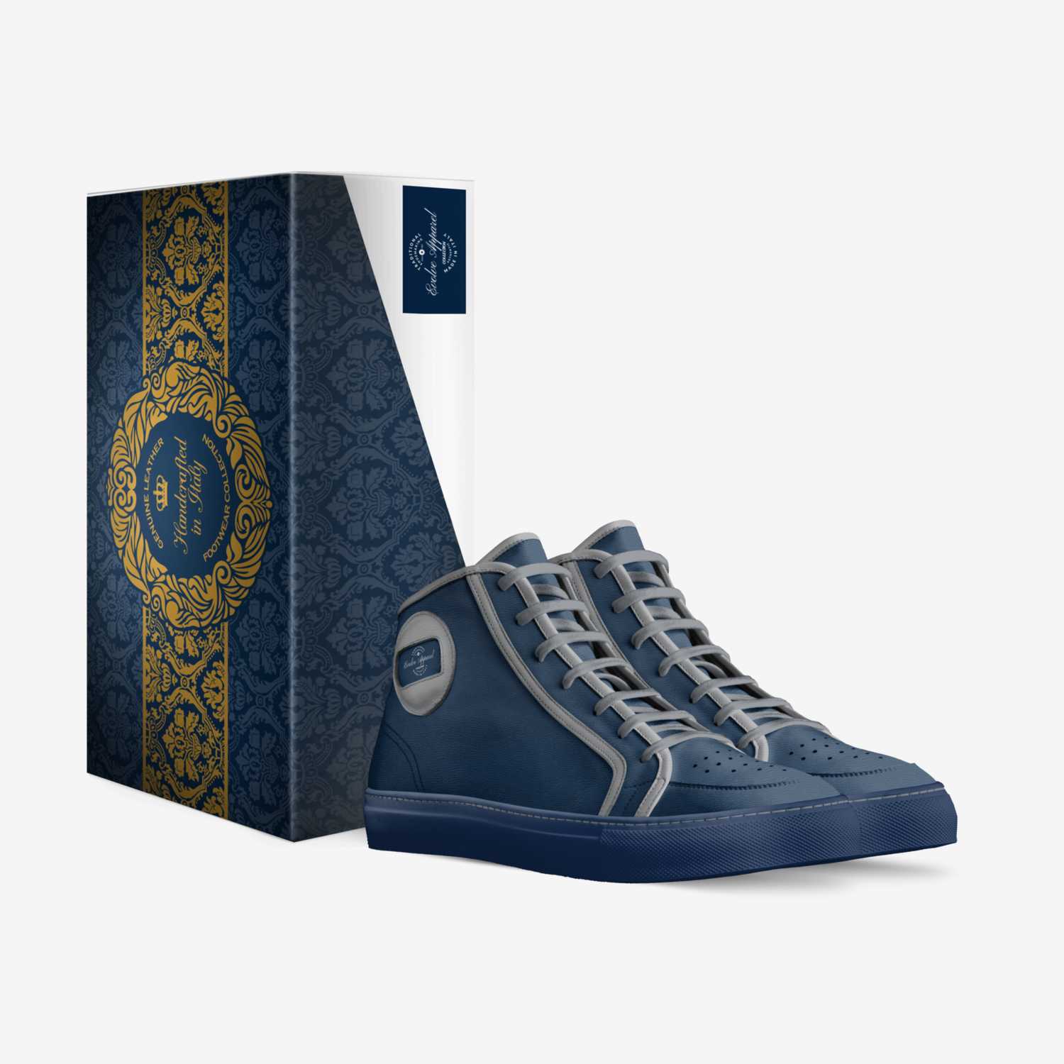 Evolve Apparel  custom made in Italy shoes by Kwesa The Artist | Box view
