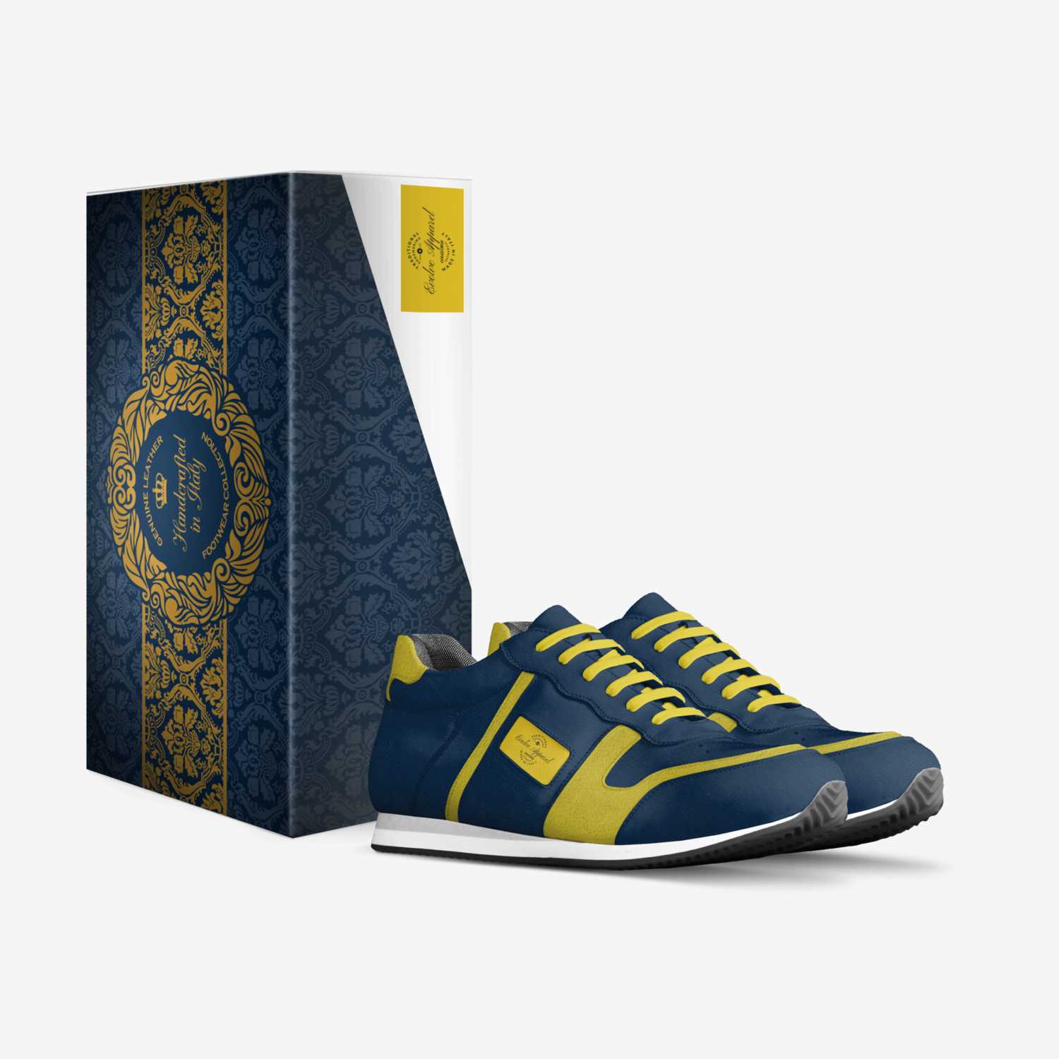Evolve Apparel  custom made in Italy shoes by Kwesa The Artist | Box view