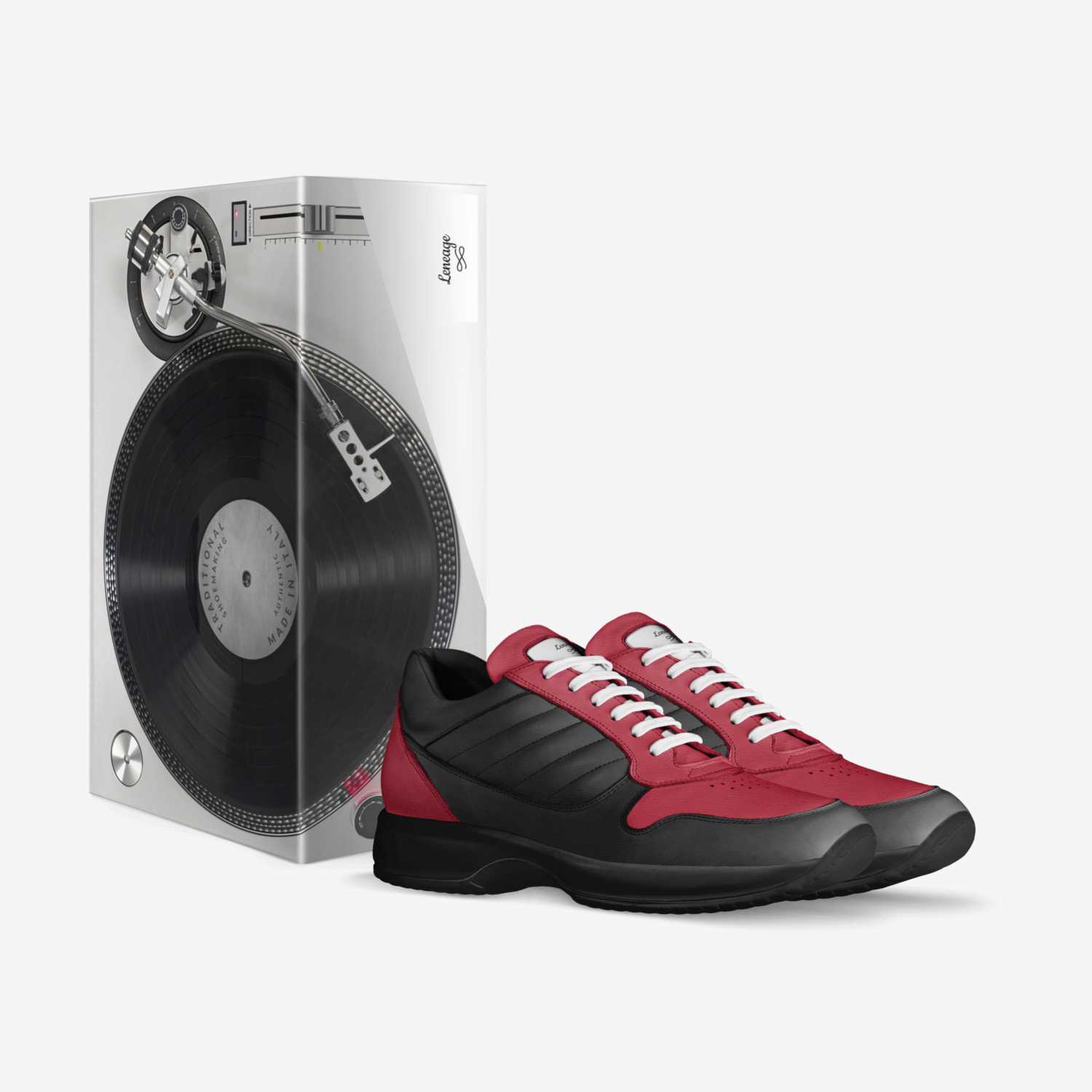 Leneage  custom made in Italy shoes by Coleman E Strickland | Box view
