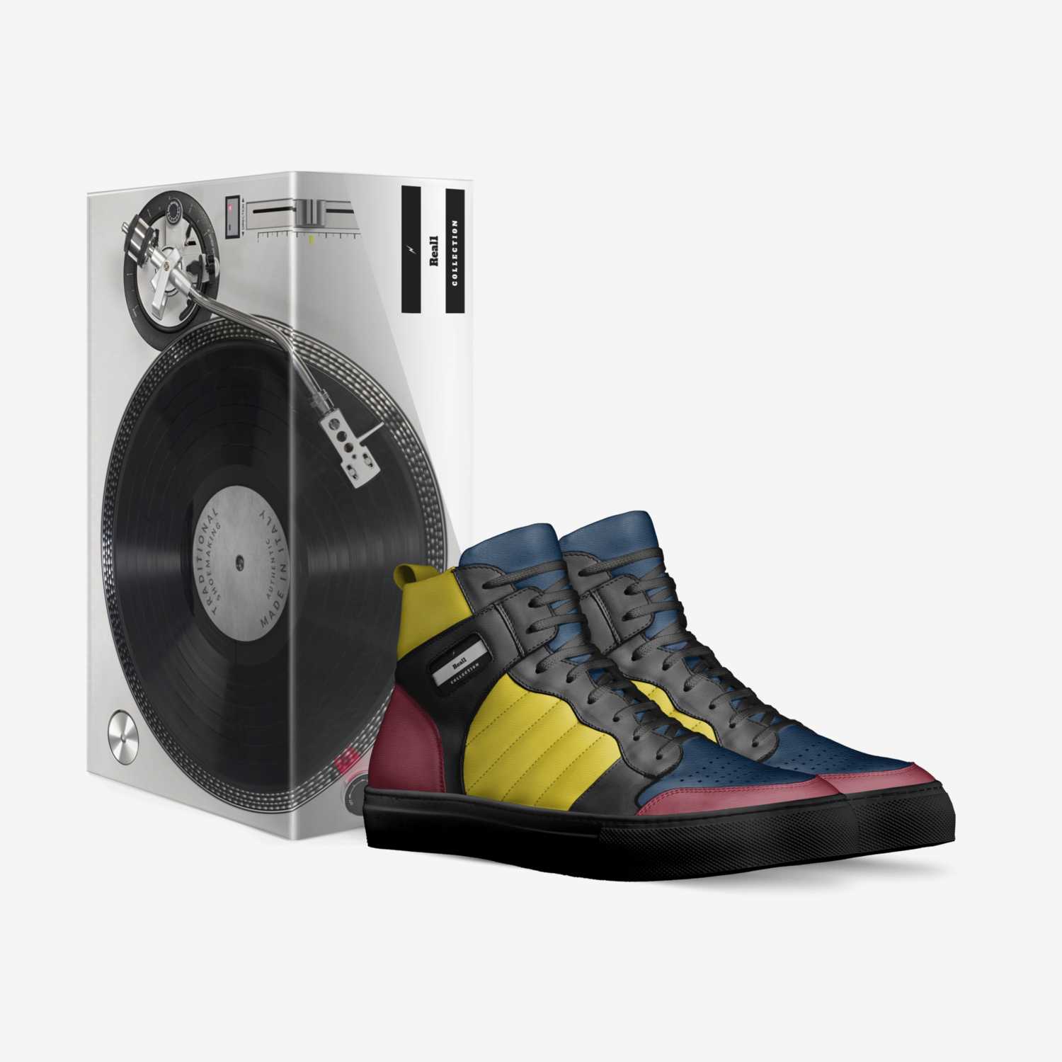 Real1 custom made in Italy shoes by Rick Hernandez | Box view