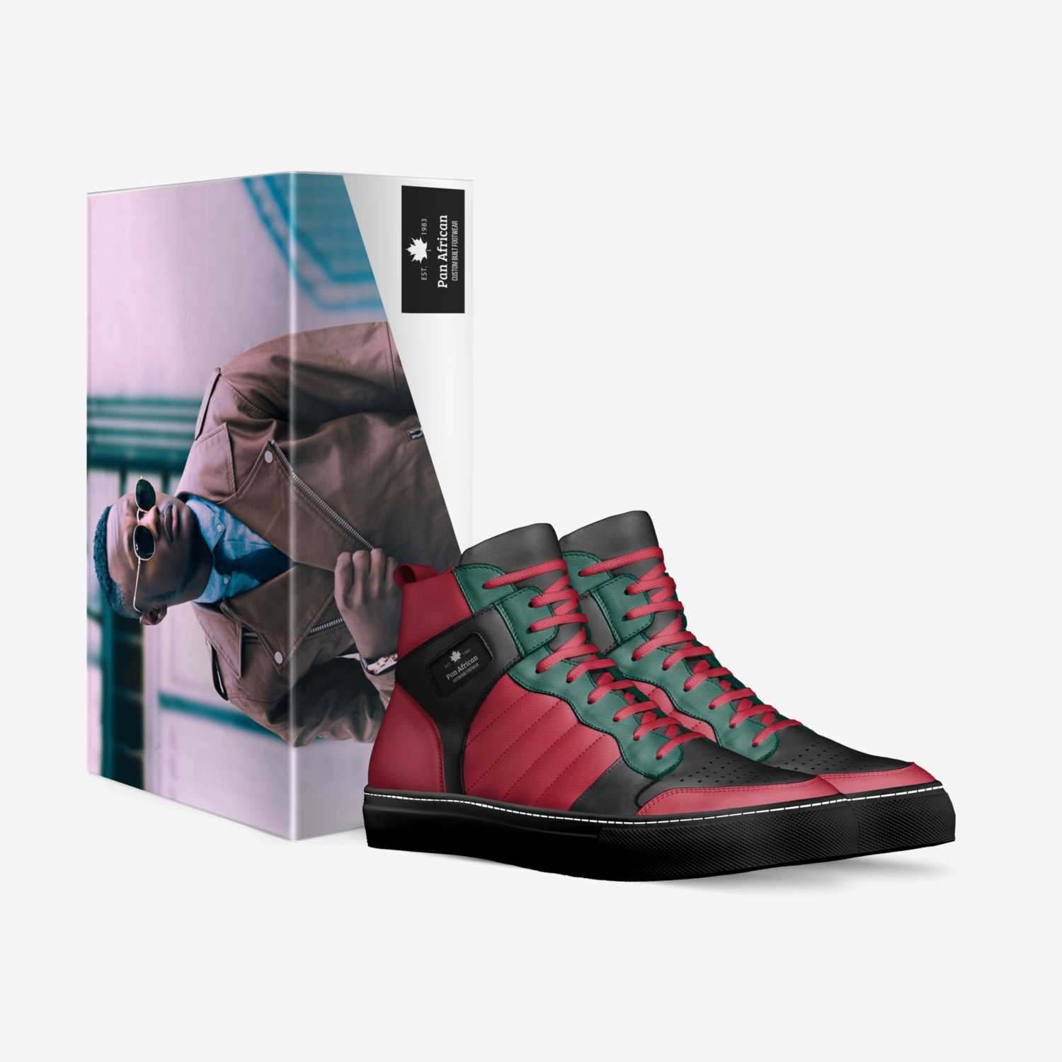 Pan African custom made in Italy shoes by Jason Chukwura | Box view