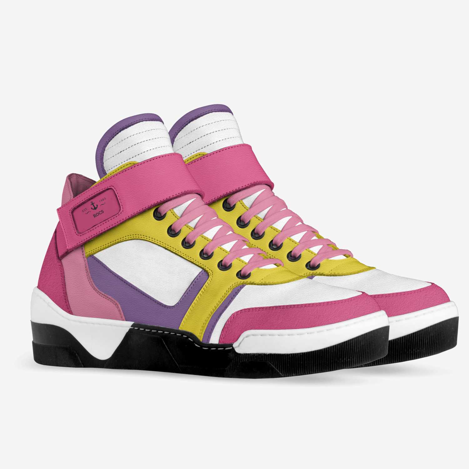 Rocs custom made in Italy shoes by Roderick Jackson | Double view