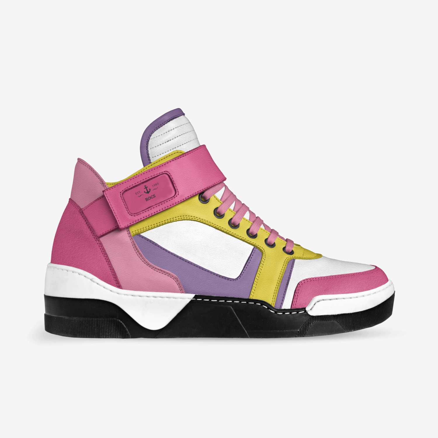Rocs custom made in Italy shoes by Roderick Jackson | Side view
