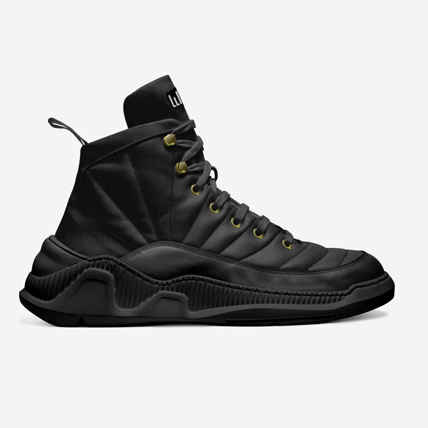 Obsidian Diamonds custom made in Italy shoes by Sidney Clayton Jr | Side view
