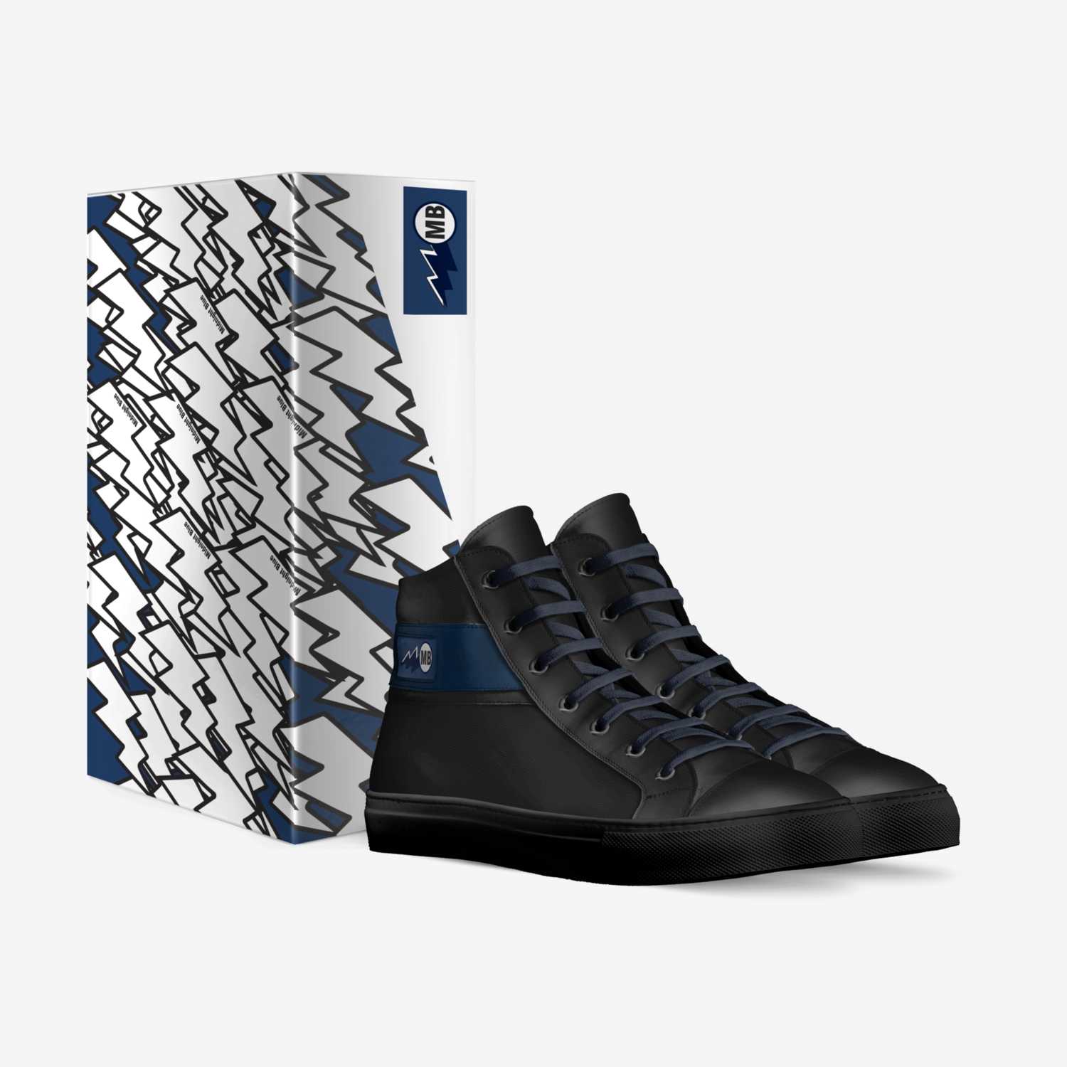 Midnight Blues custom made in Italy shoes by Ahimsa Hindarto | Box view