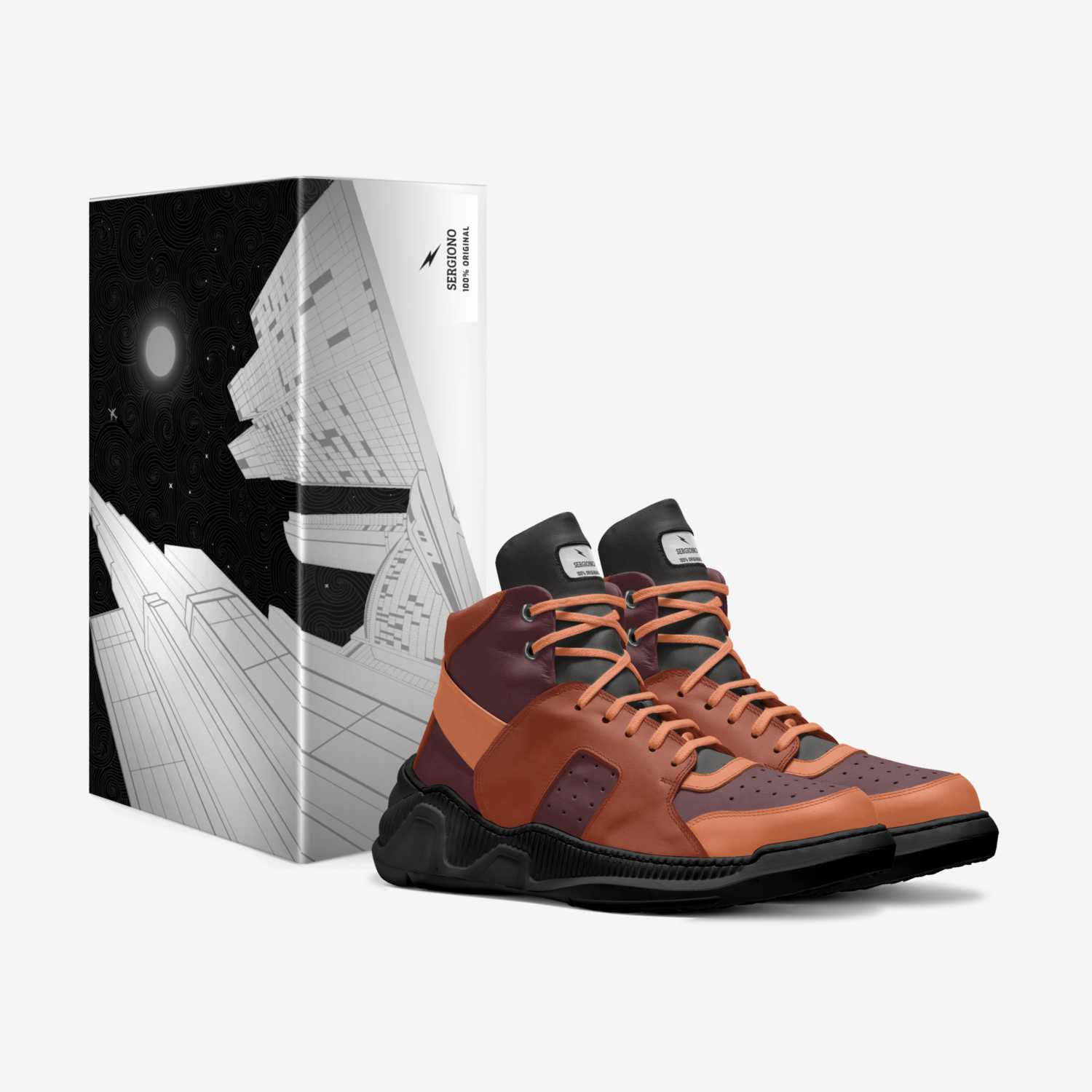 Sergiono  custom made in Italy shoes by Ronnie Griffin | Box view