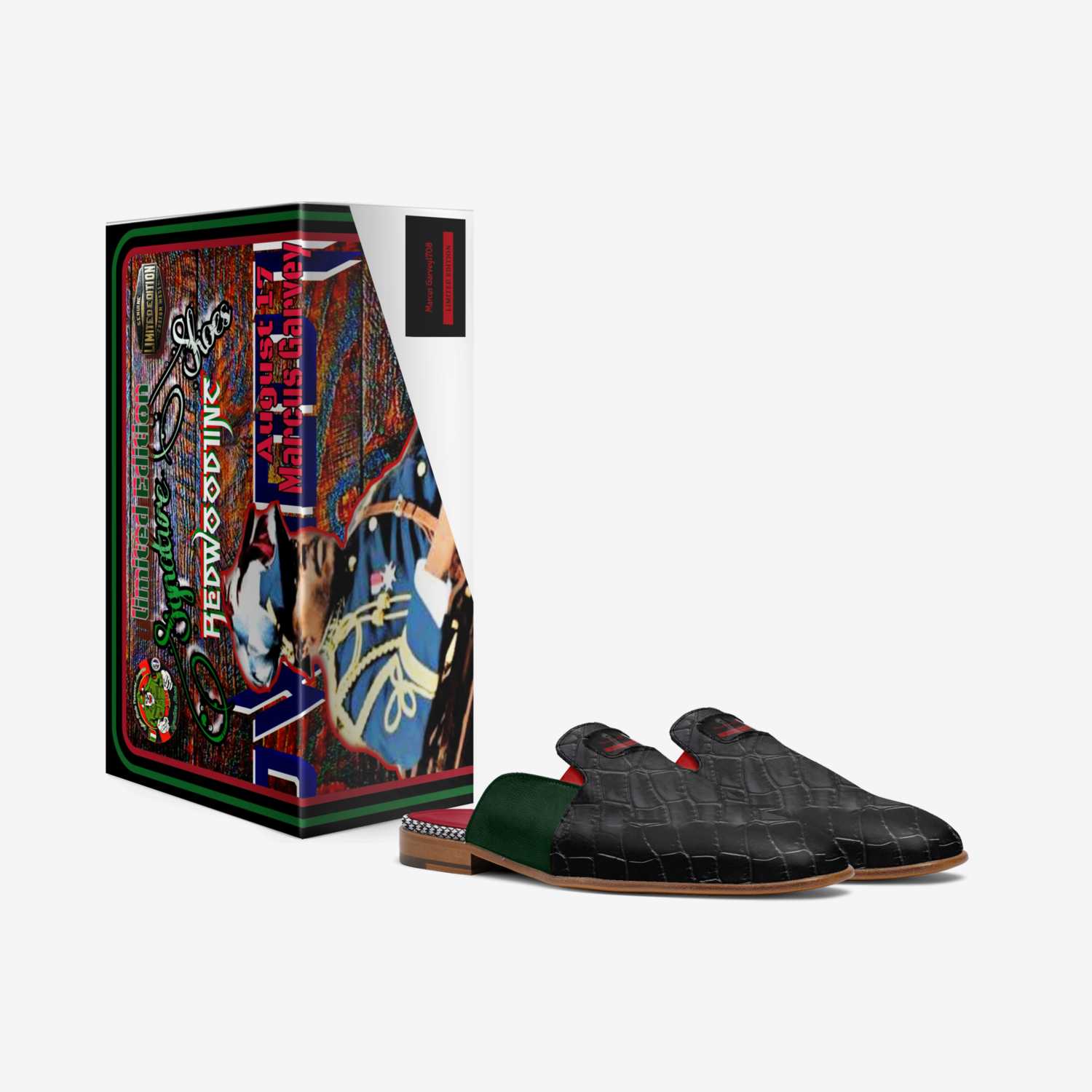 The Vulcan  custom made in Italy shoes by Ronald Roberts | Box view
