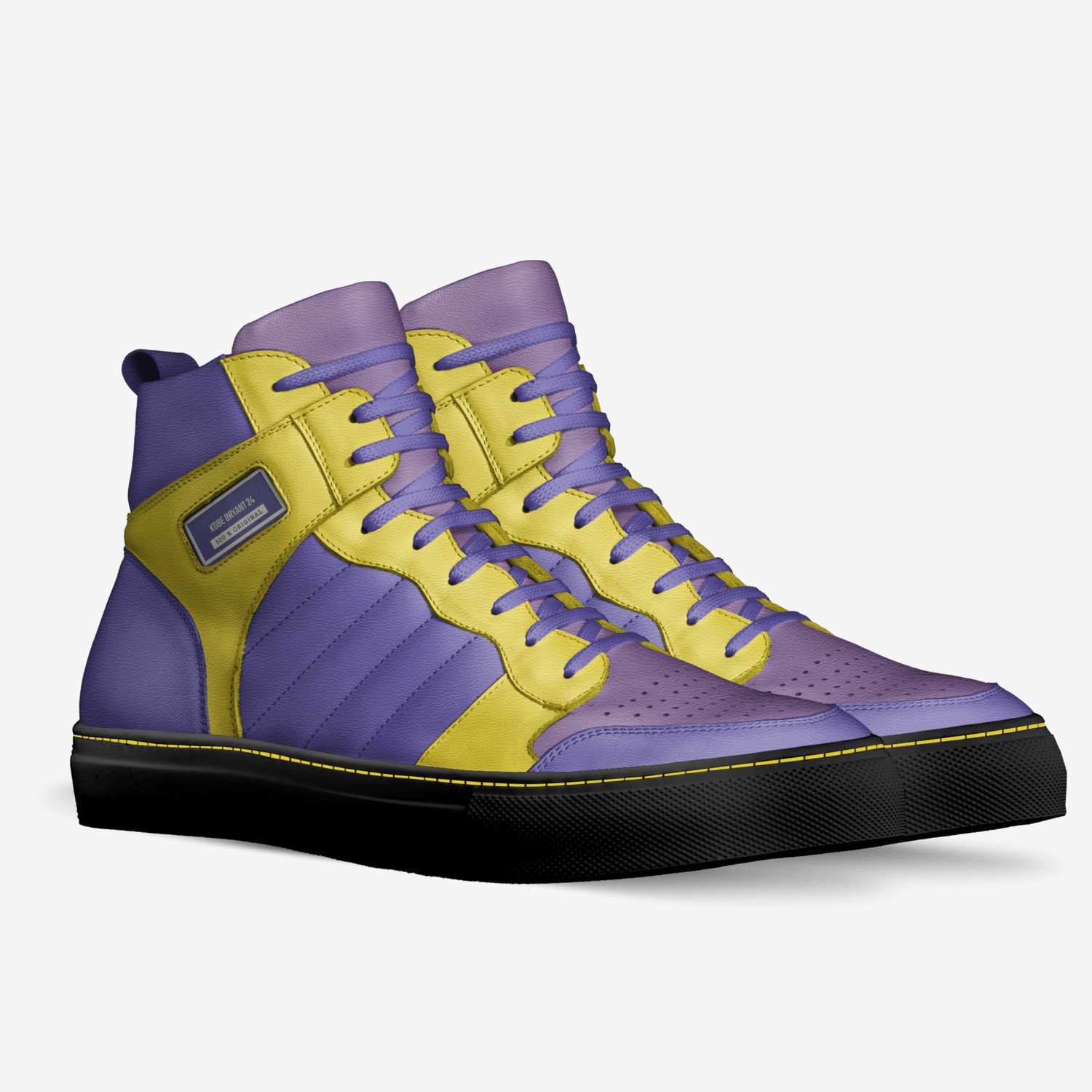 Kobe Bryant  custom made in Italy shoes by Audrey B | Double view