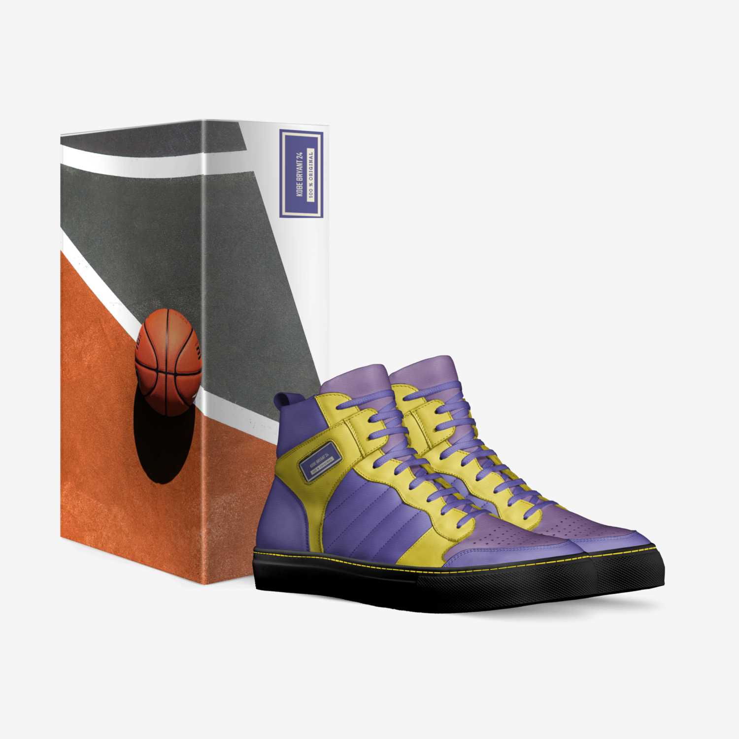 Kobe Bryant  custom made in Italy shoes by Audrey B | Box view