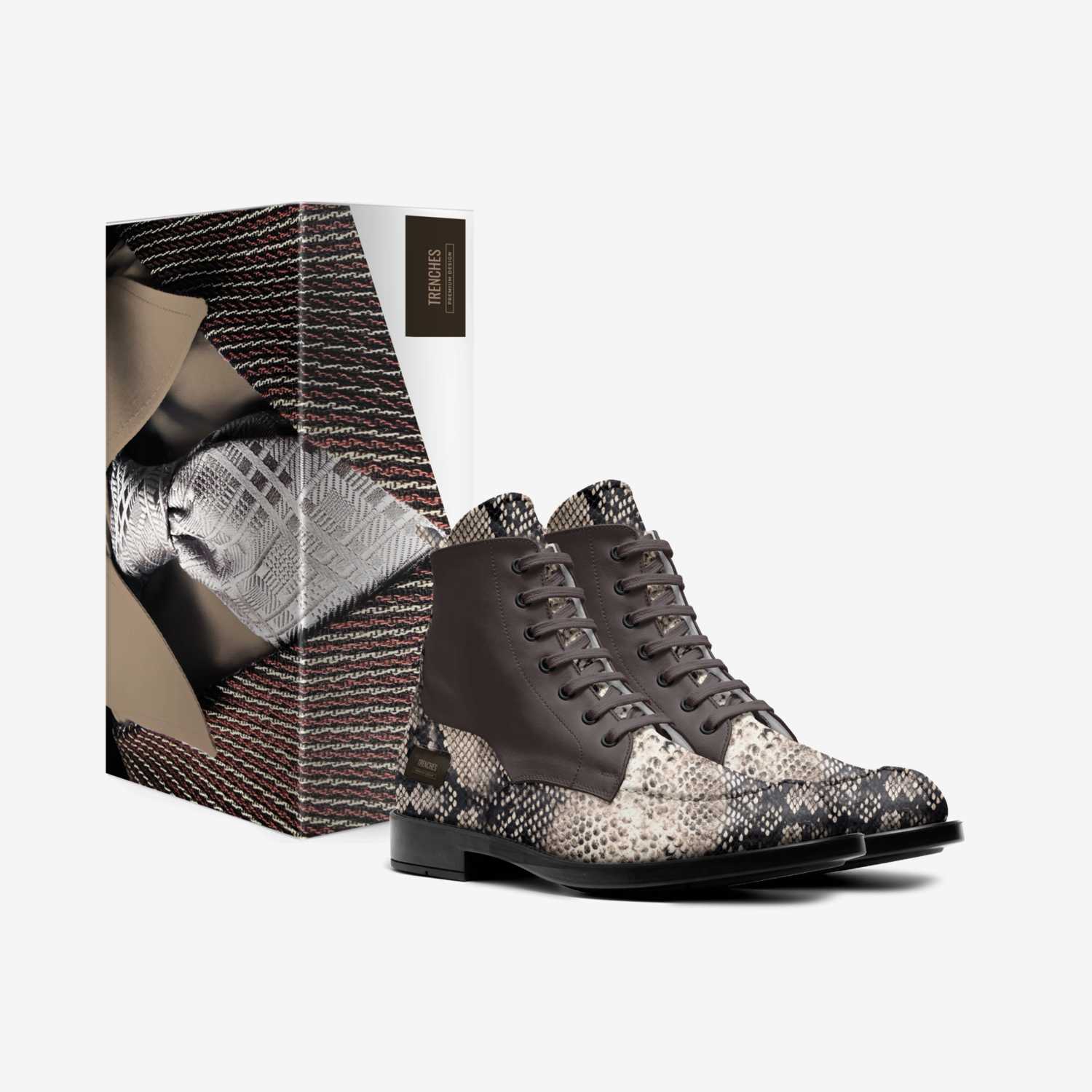 Trenches custom made in Italy shoes by Franswa Andre | Box view