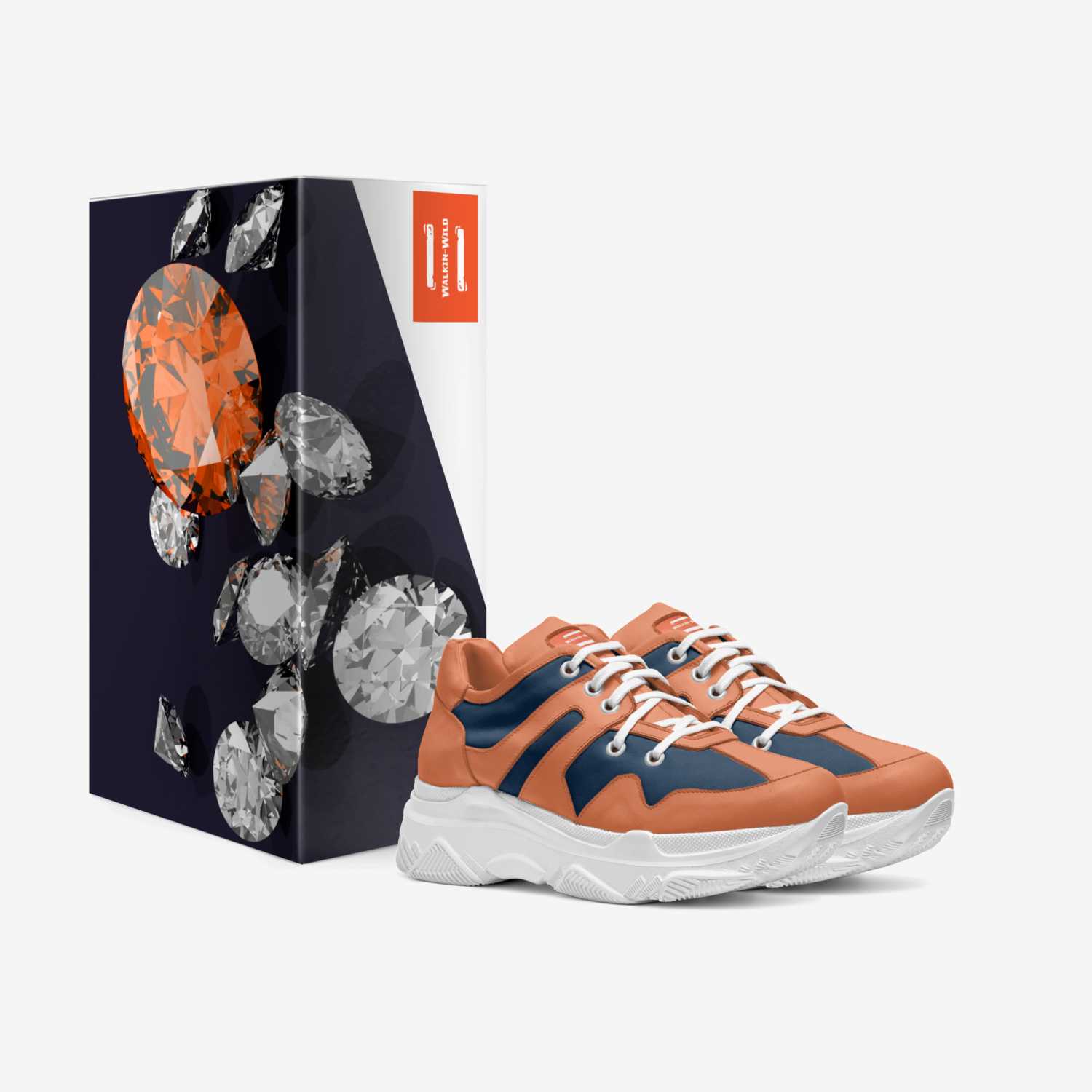 Walkin-Wild custom made in Italy shoes by Ladarius Jones | Box view