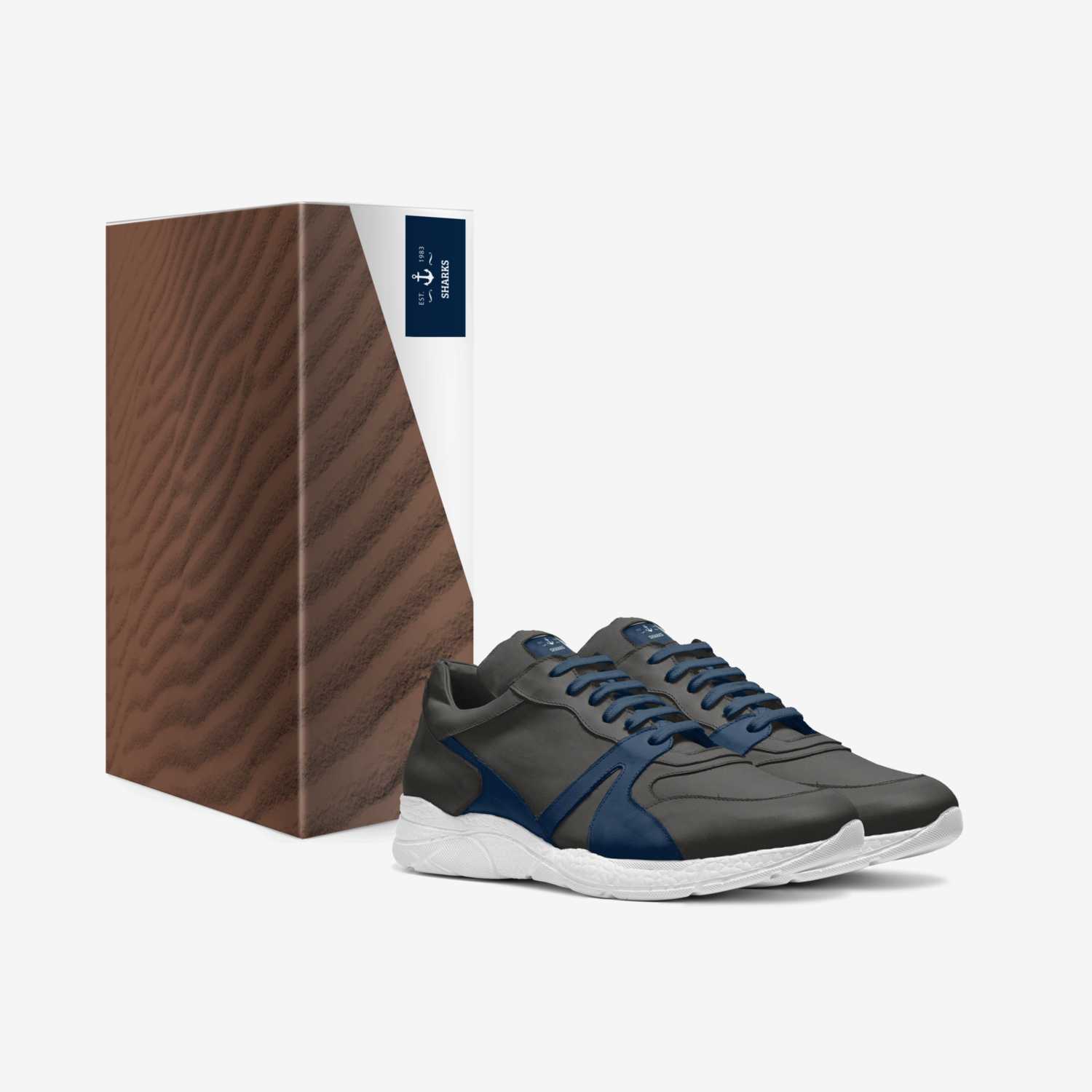 SHARKS  custom made in Italy shoes by Bill Porter | Box view