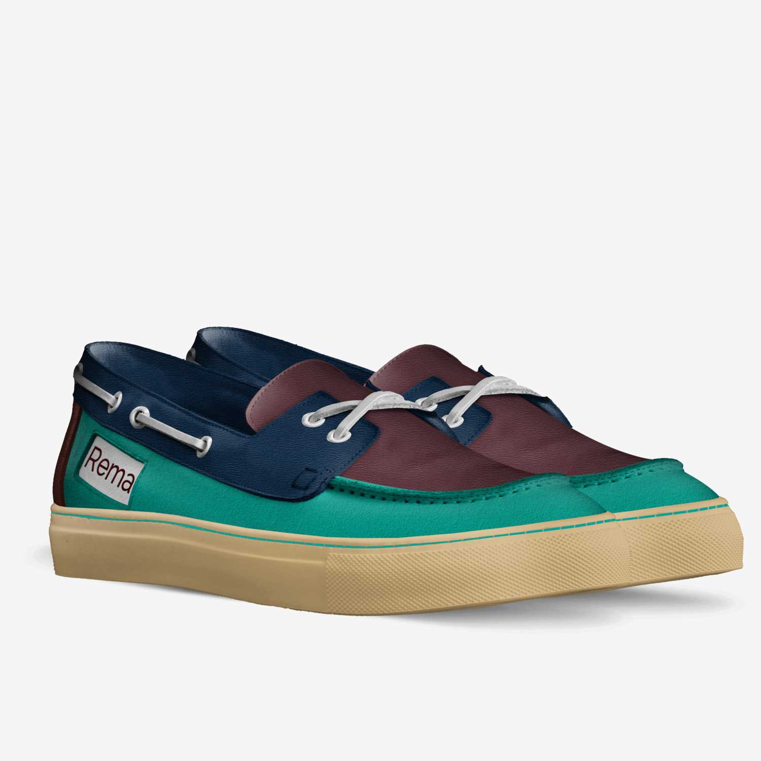 Rema custom made in Italy shoes by Gabriel Jarema | Double view