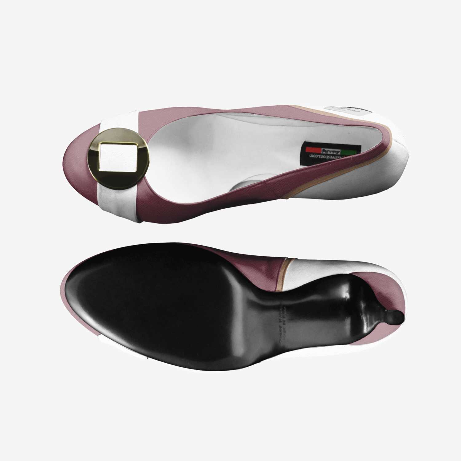 Cotton Lady 's  1s custom made in Italy shoes by Alonzo Dewayne Marshall | Top view