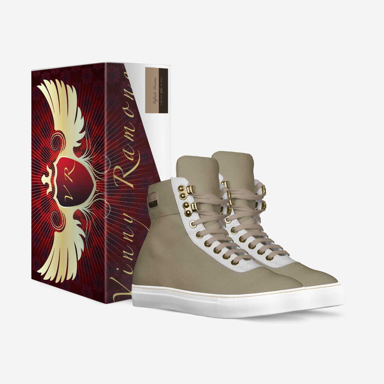 Infinite Dreams custom made in Italy shoes by Vinny Ramone | Box view