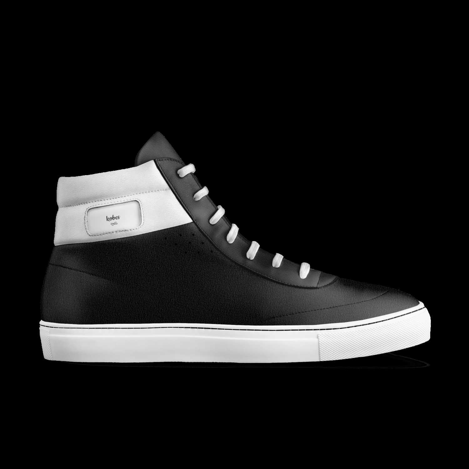 Black and white high top kobes hotsell