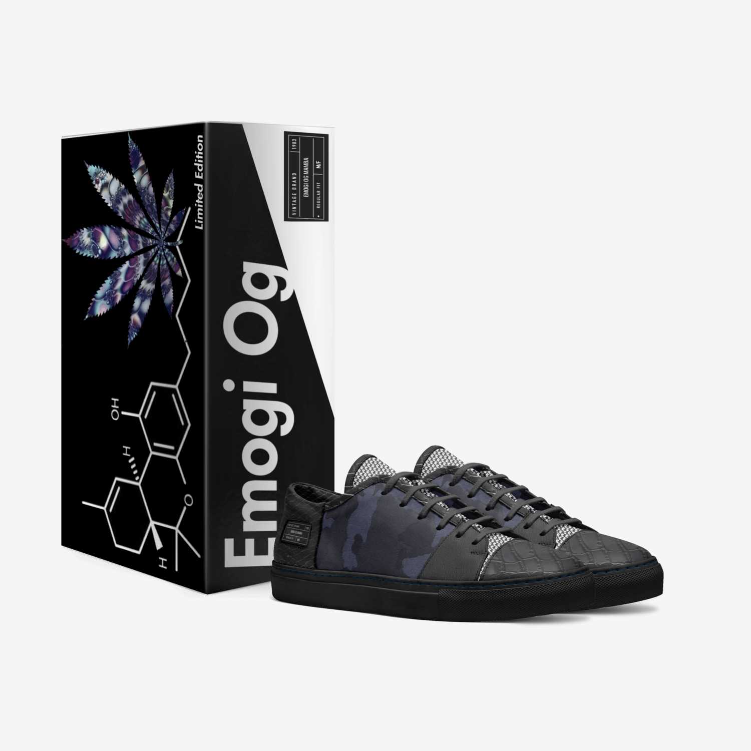 Emogi Og Mamba custom made in Italy shoes by Jennifer Hollywood | Box view
