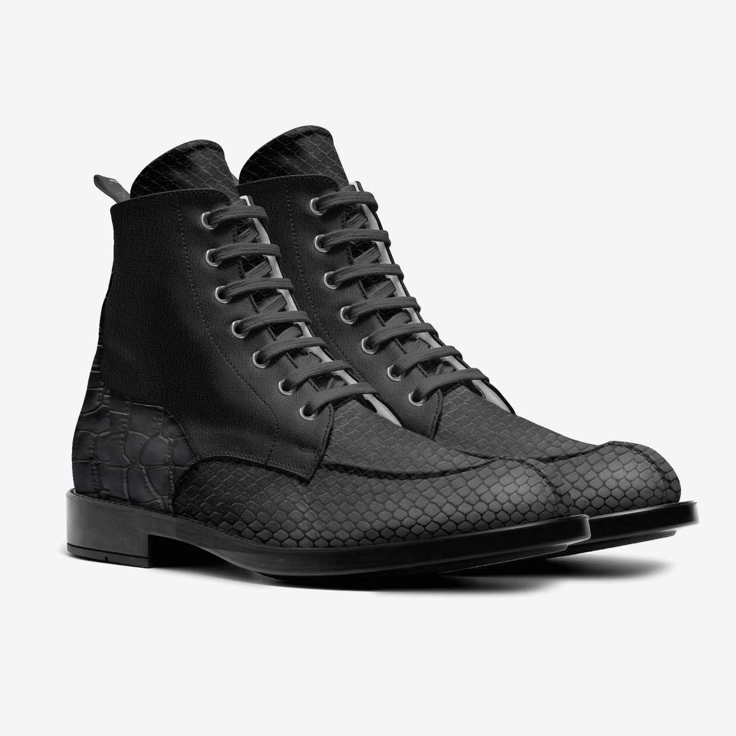 GUNNAR FOSHAY custom made in Italy shoes by Madison L. Mobley | Double view