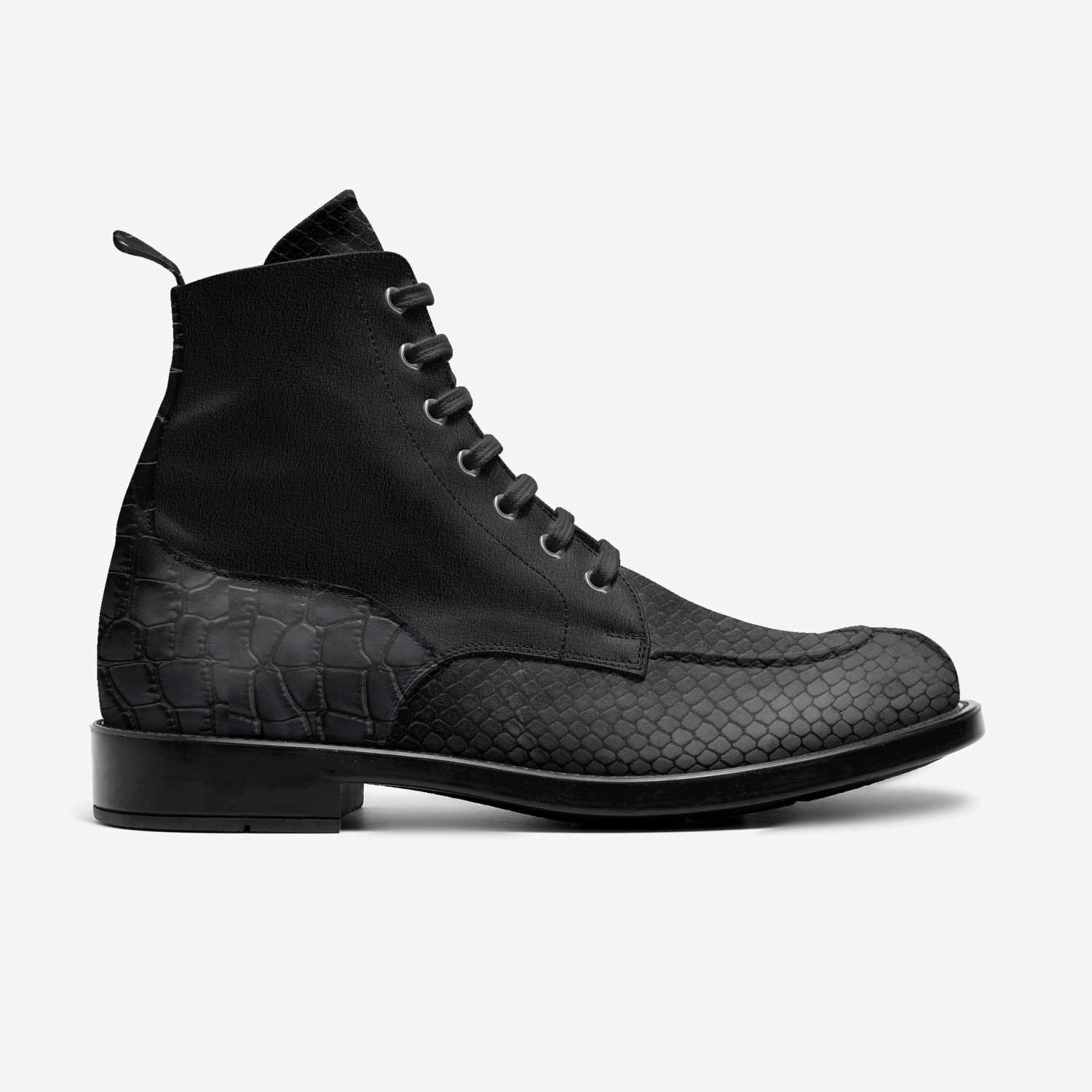 GUNNAR FOSHAY custom made in Italy shoes by Madison L. Mobley | Side view