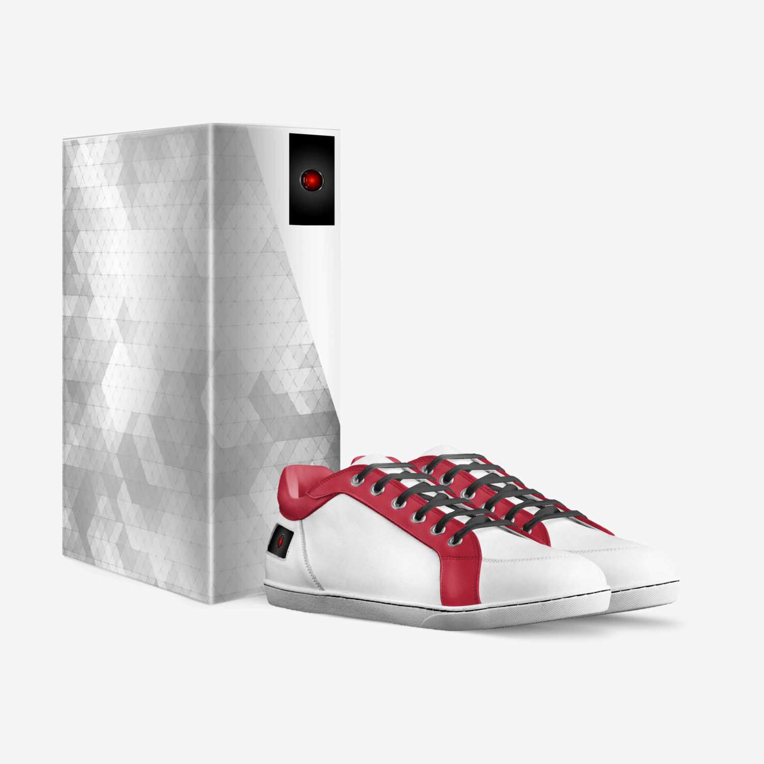 hal 9000 custom made in Italy shoes by Stef Chiche | Box view