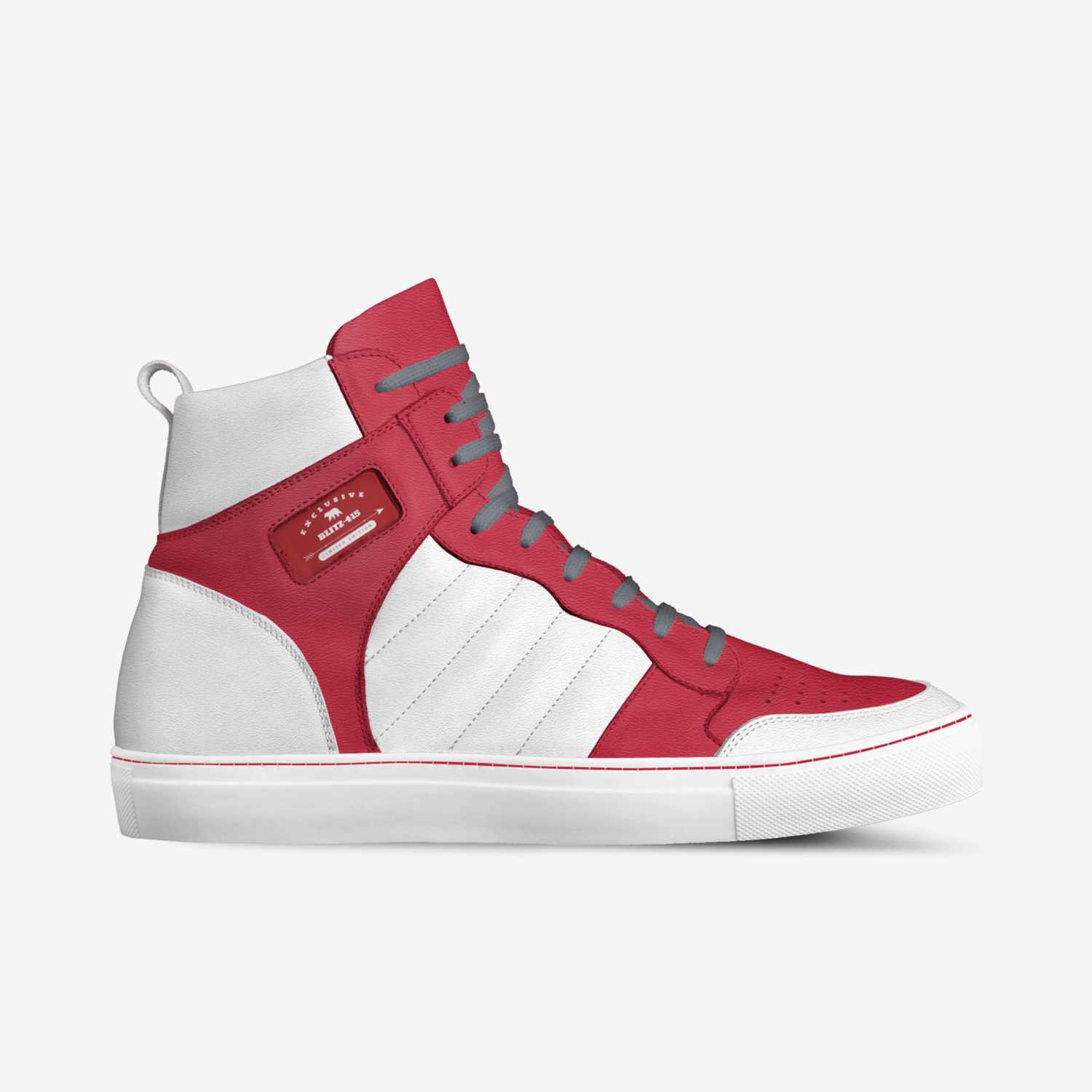 God of War custom made in Italy shoes by Jalen Henderson | Side view