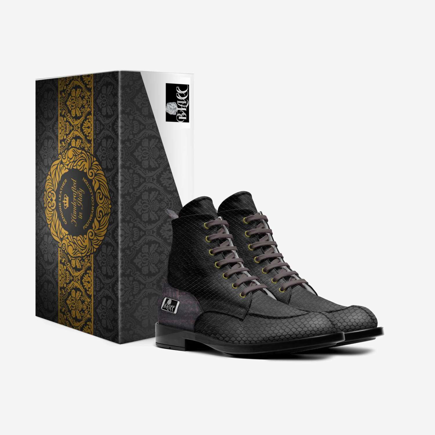 BLACC custom made in Italy shoes by Andrew Hudson | Box view