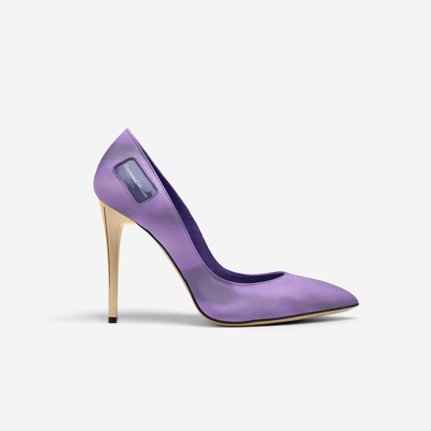 Eva'moneCollection custom made in Italy shoes by Courtney Bethea | Side view