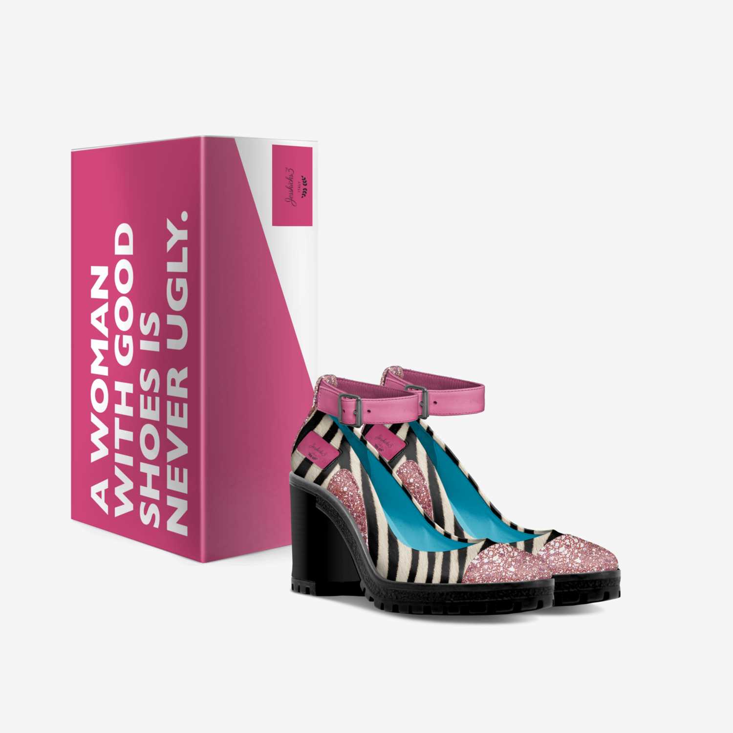 Jesskicks3 custom made in Italy shoes by Jessica Burton | Box view