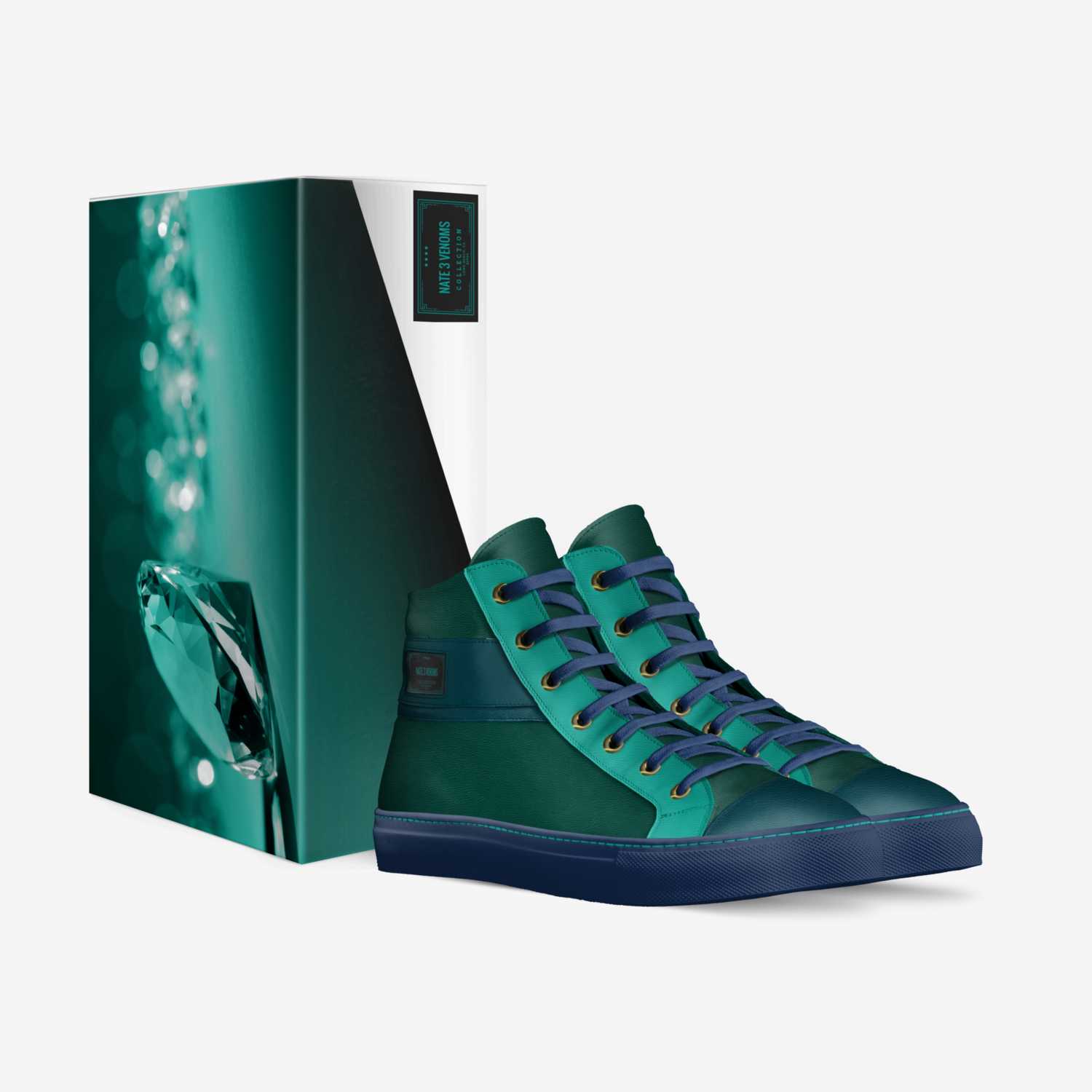 Nate 3's Venoms custom made in Italy shoes by Nate Benzon | Box view