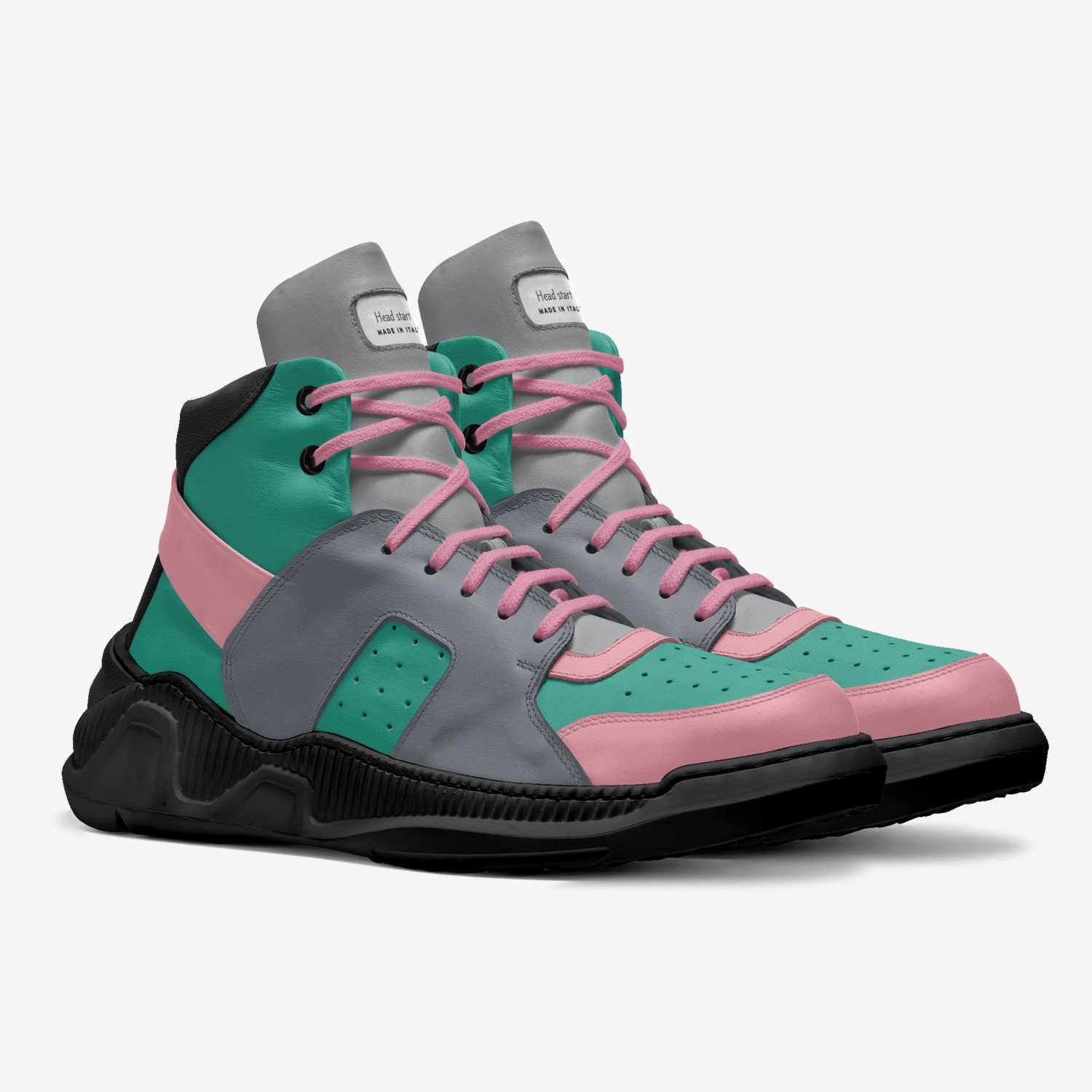 Head start  custom made in Italy shoes by Gregory Thompson | Double view