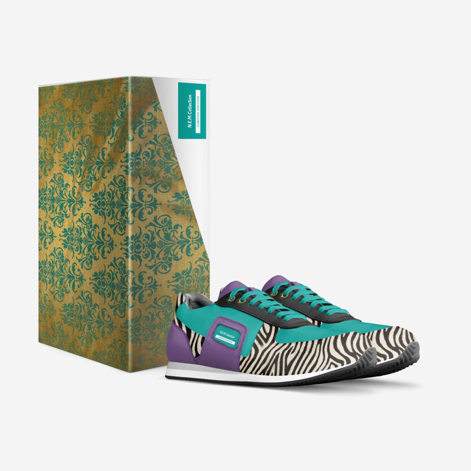 N.E.M custom made in Italy shoes by Virgil Banks | Box view