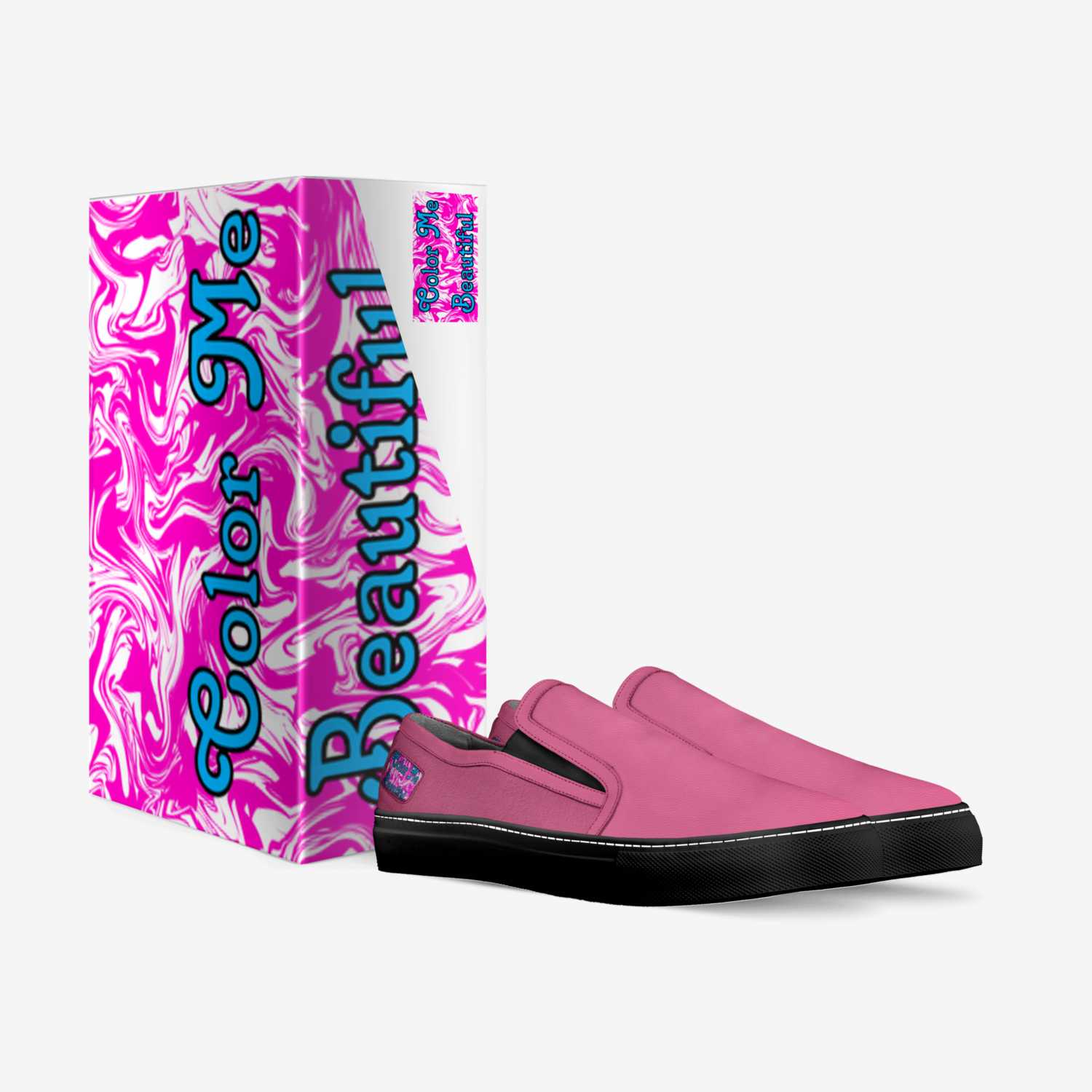 Color Me Beautiful custom made in Italy shoes by Shavonda Robinson | Box view