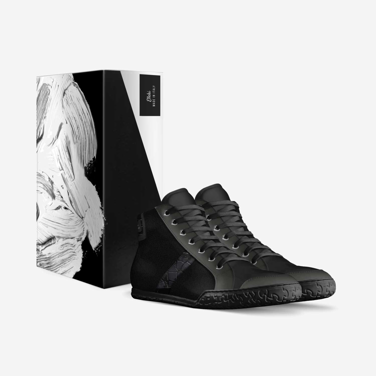 Elleki  custom made in Italy shoes by Deon Watkins | Box view
