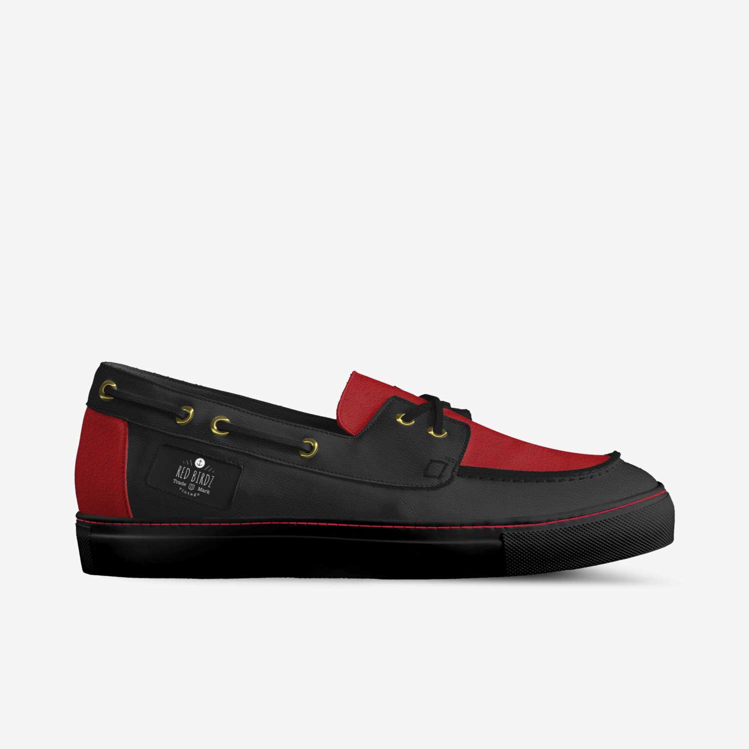 Red Bird custom made in Italy shoes by K3k0 Suave | Side view