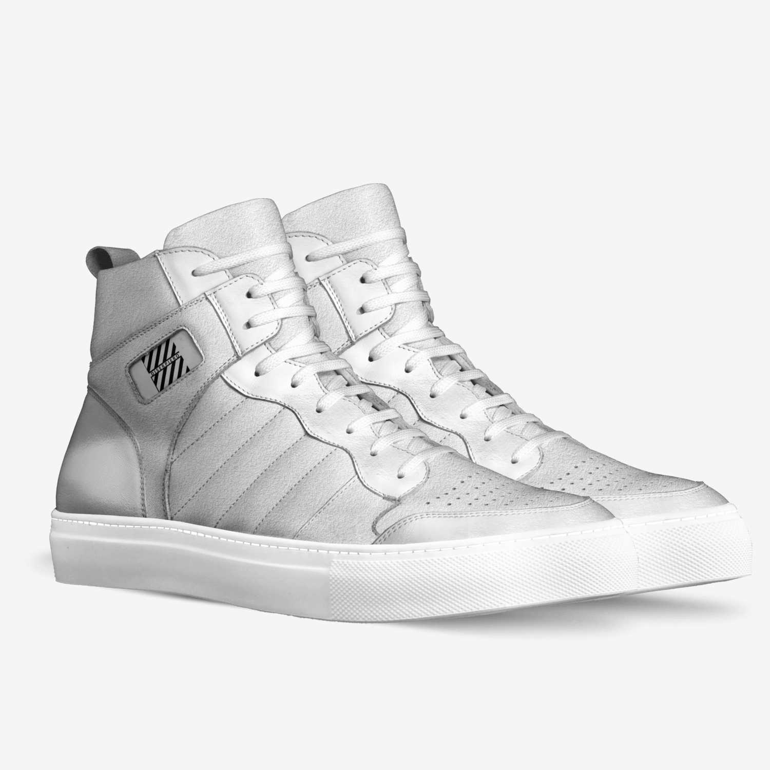 WHITE DESIGN custom made in Italy shoes by Di Ser Piero | Double view