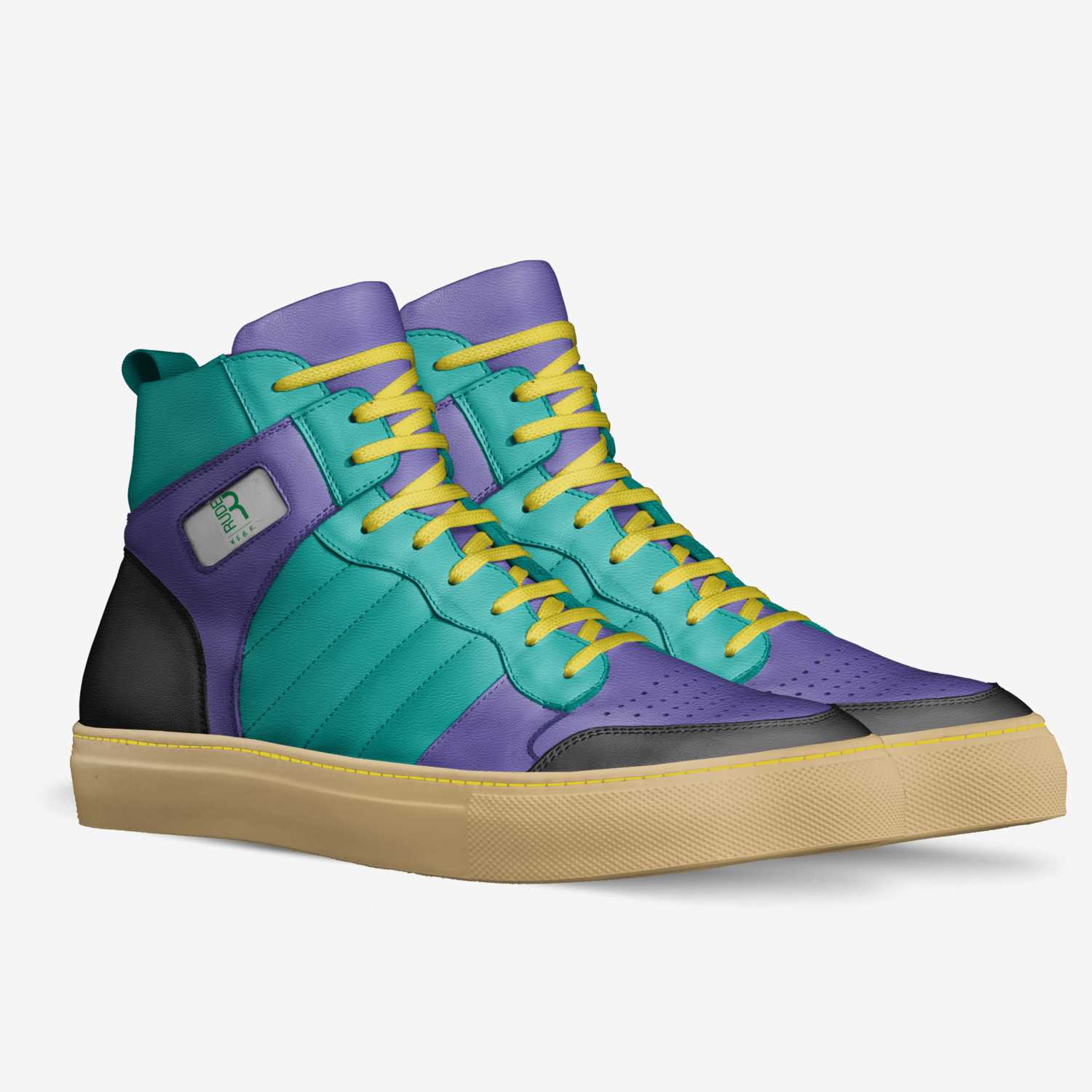 RUDE WEAR DRIPS custom made in Italy shoes by Ryan Johannesen | Double view
