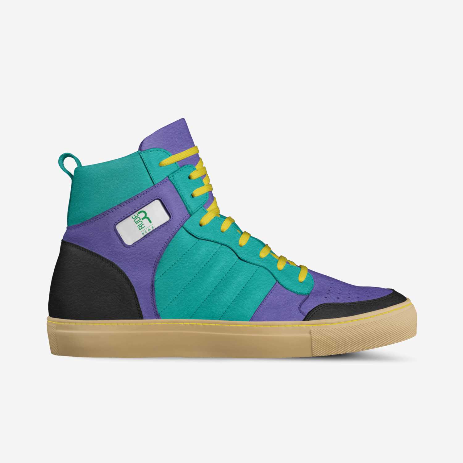 RUDE WEAR DRIPS custom made in Italy shoes by Ryan Johannesen | Side view