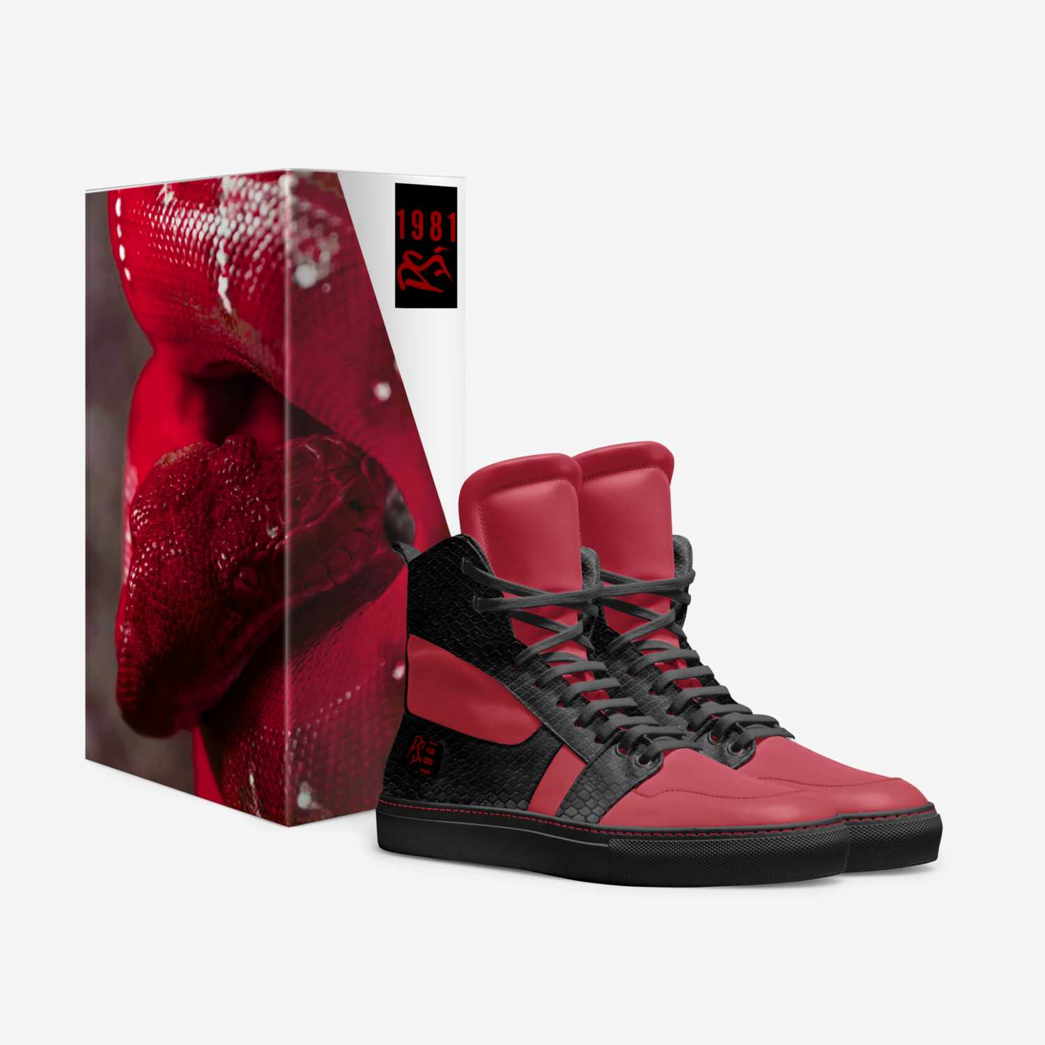 Redd Venom custom made in Italy shoes by Timothy M Holt Jr | Box view