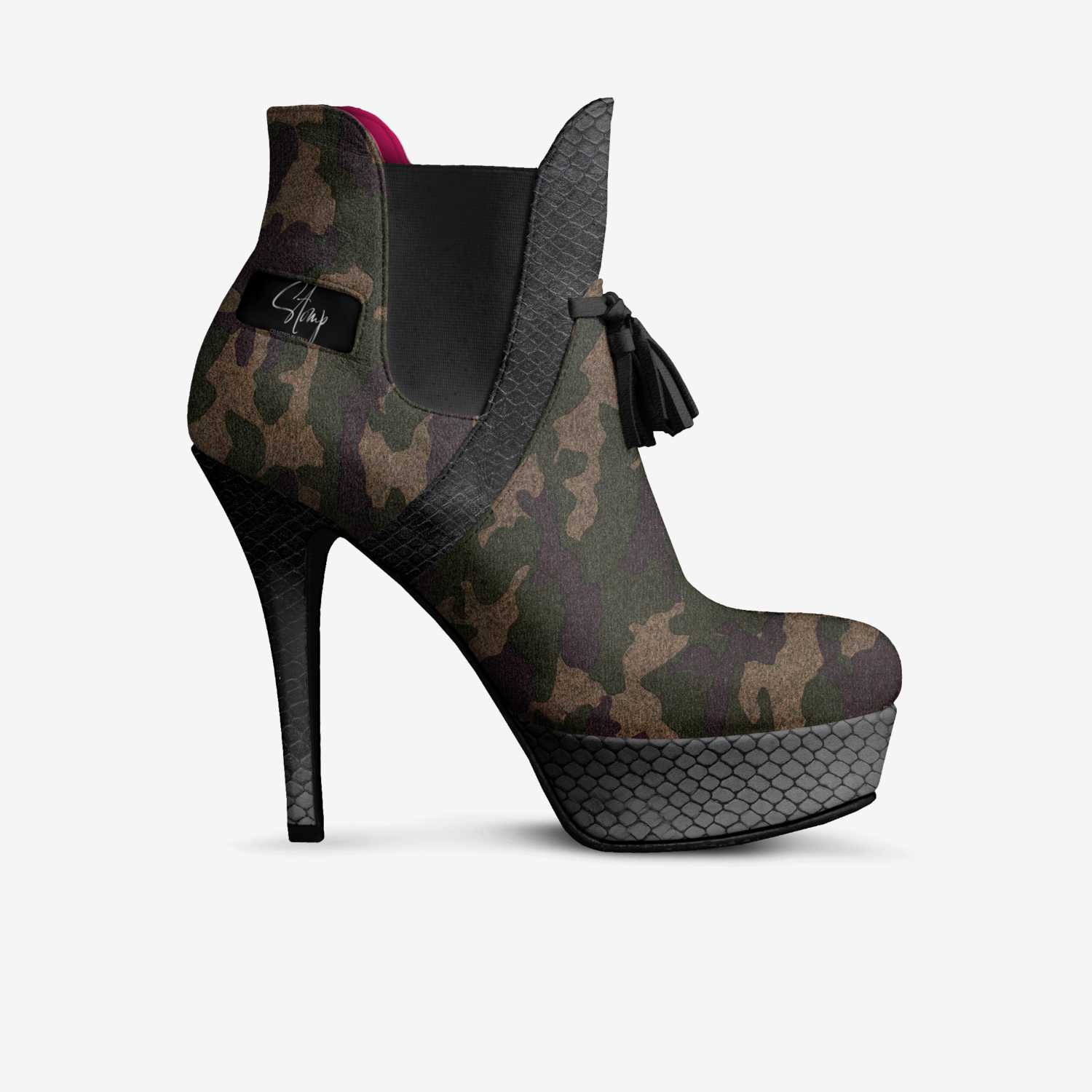 Floug'e custom made in Italy shoes by Krystal R. Mcgee | Side view