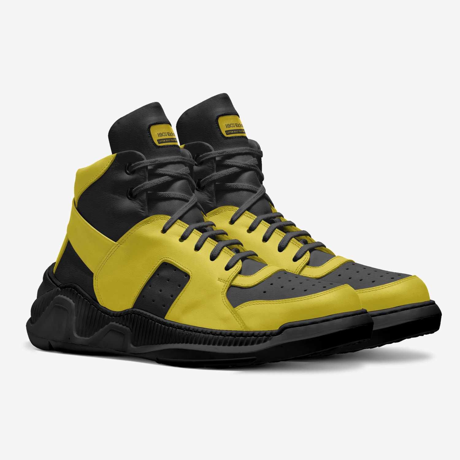 HBCU Kicks custom made in Italy shoes by Day1 J | Double view