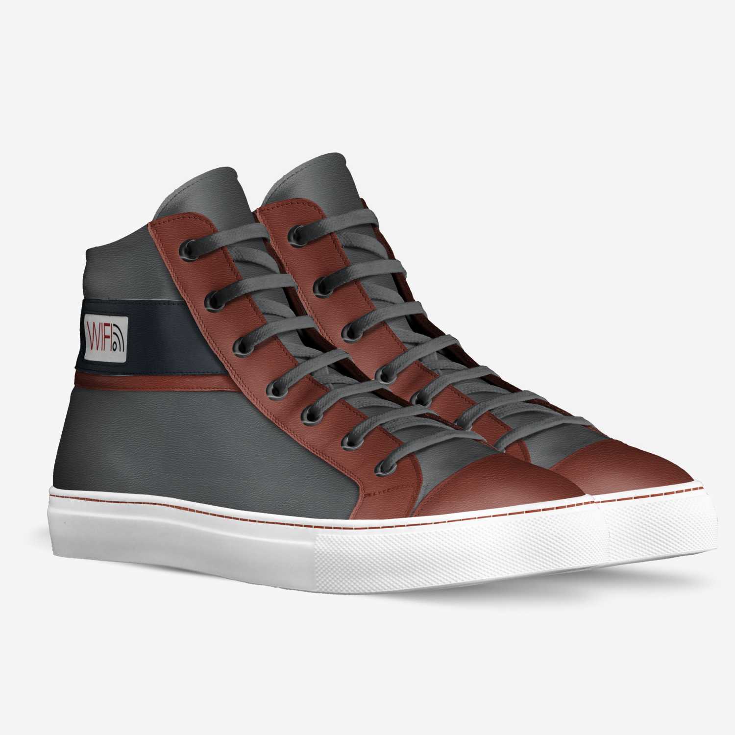 WIFI custom made in Italy shoes by Grace Haney | Double view