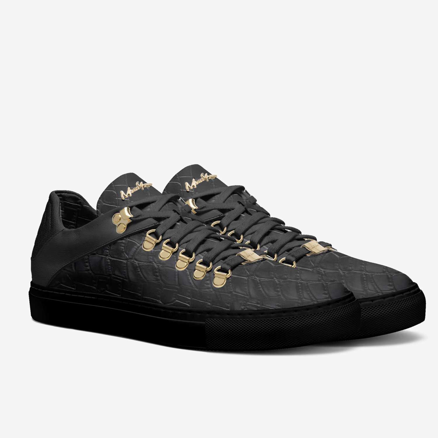 Moneyatti Slix01 custom made in Italy shoes by Moneyatti Brand | Double view
